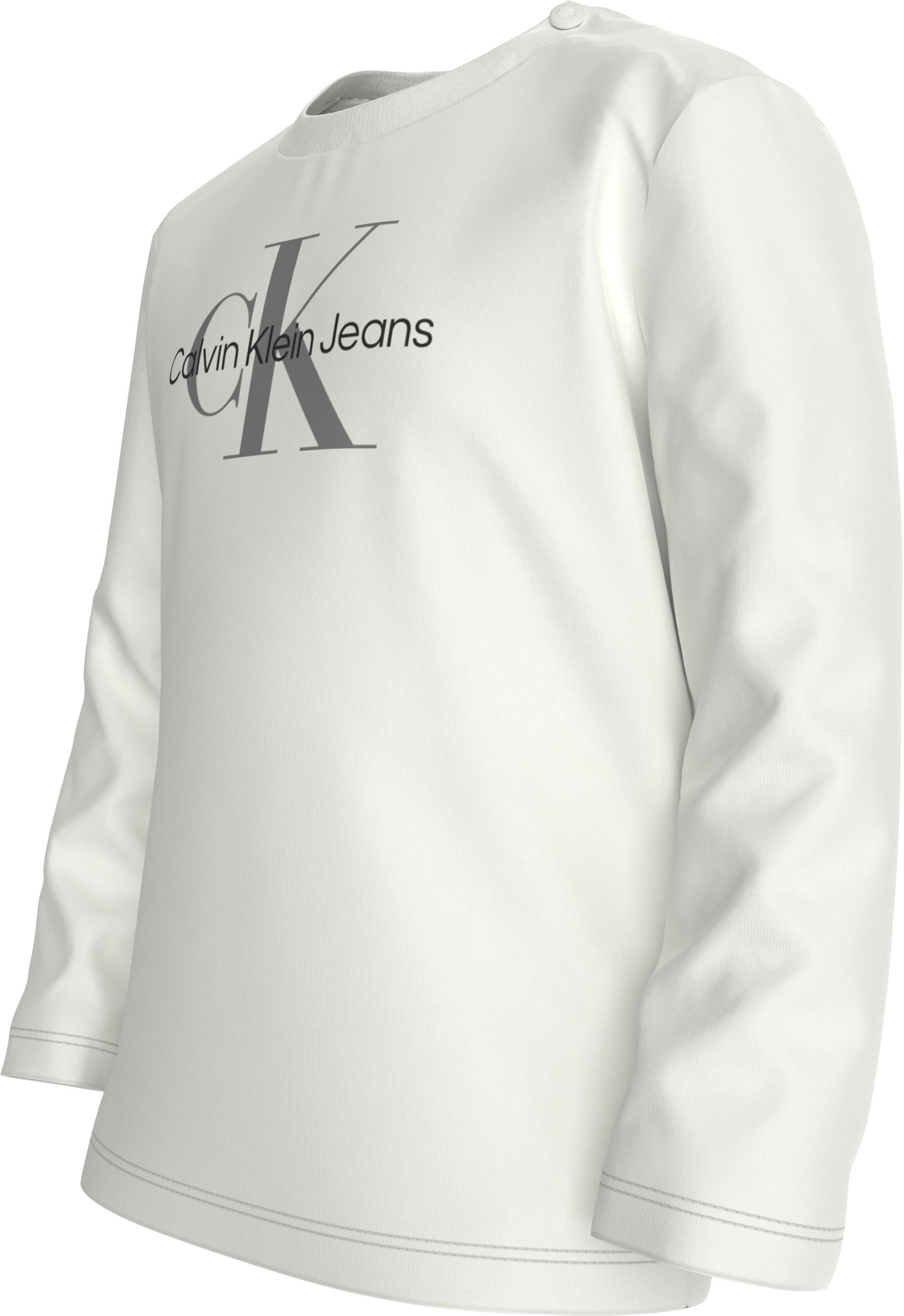 Calvin Klein Jeans Langarmshirt »MONOGRAM LS T-SHIRT«, für Babys bis 2 Jahre, mit grossem Druck