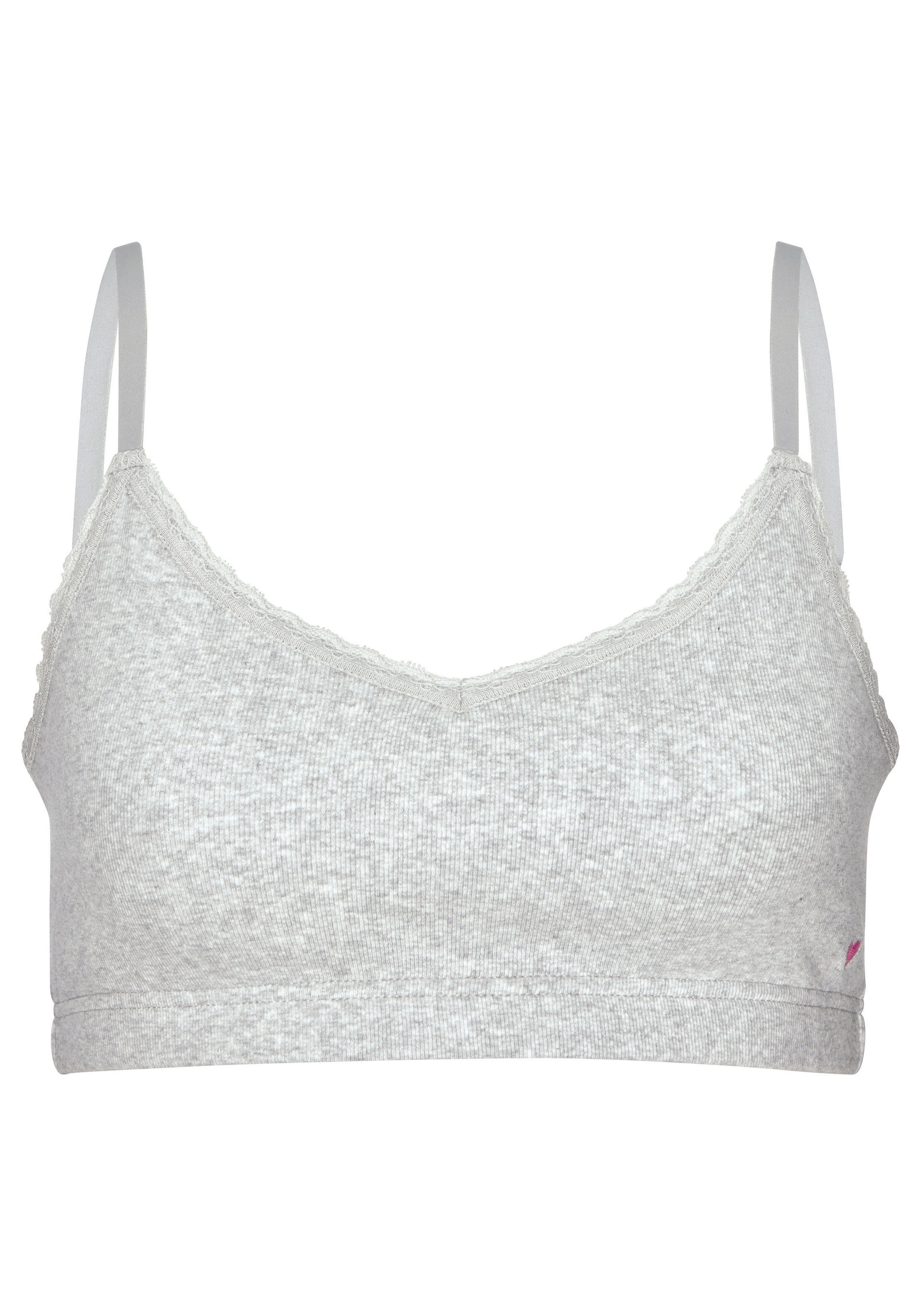 LASCANA Bustier in elastischer Rippen-Qualität