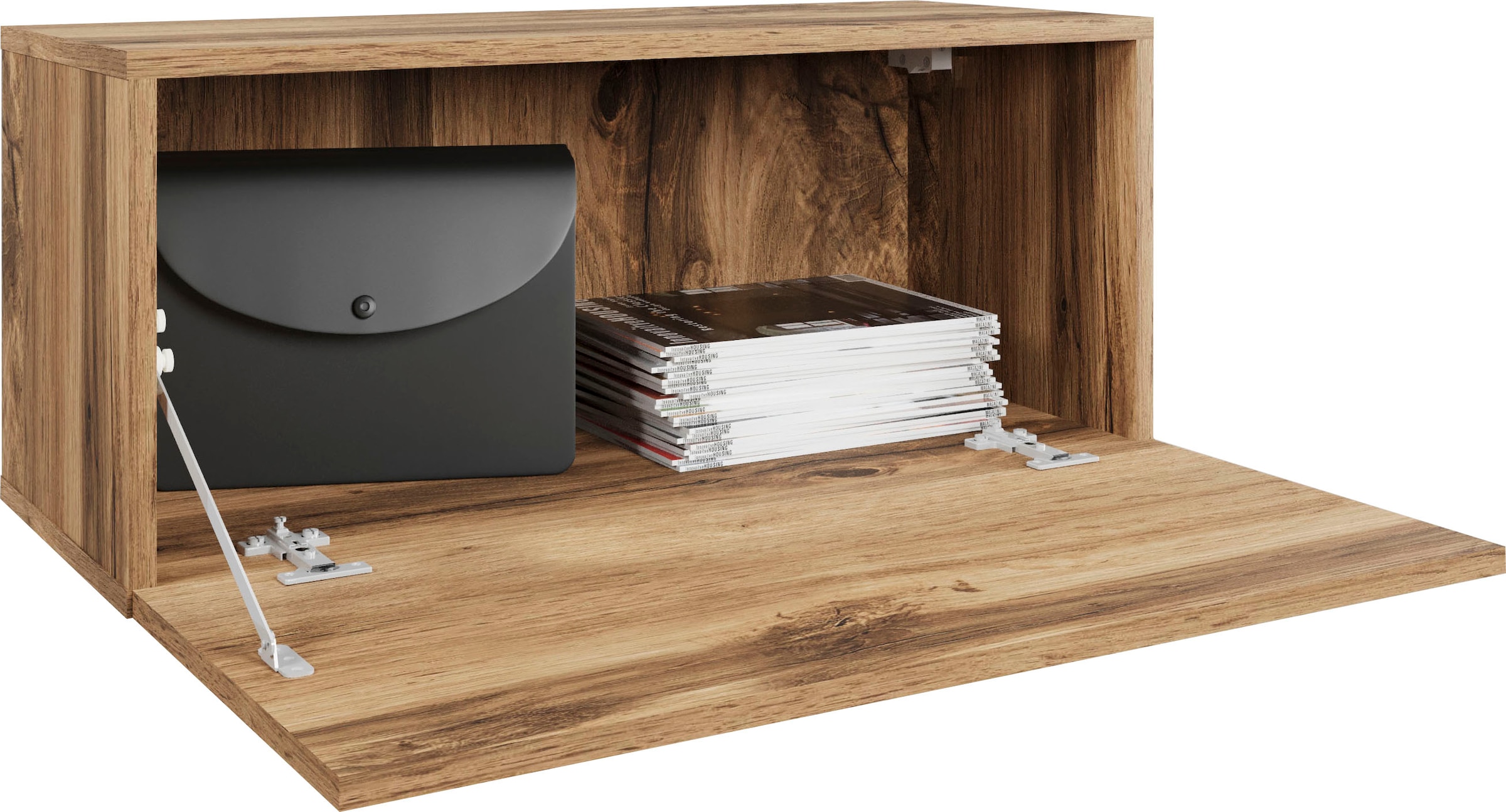 GOODproduct Garderobenschrank »Paris« Kleine Garderobe Wandschrank 70 cm breit, 1 Klappe