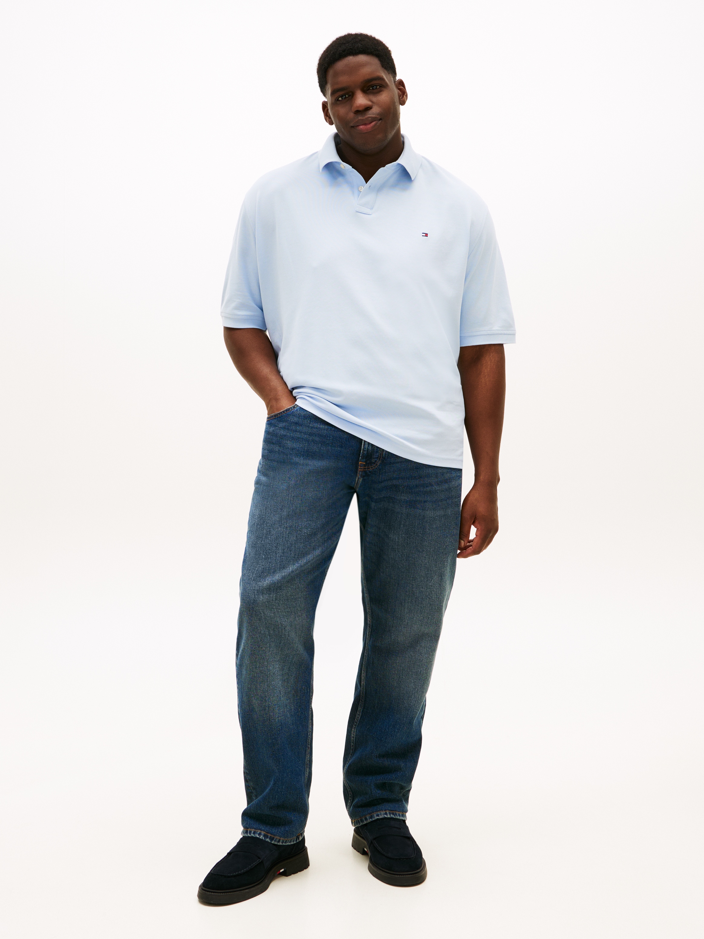 Tommy Hilfiger Big & Tall Polo »Plus 1985« Grosse Grössen, Pique, regular fit