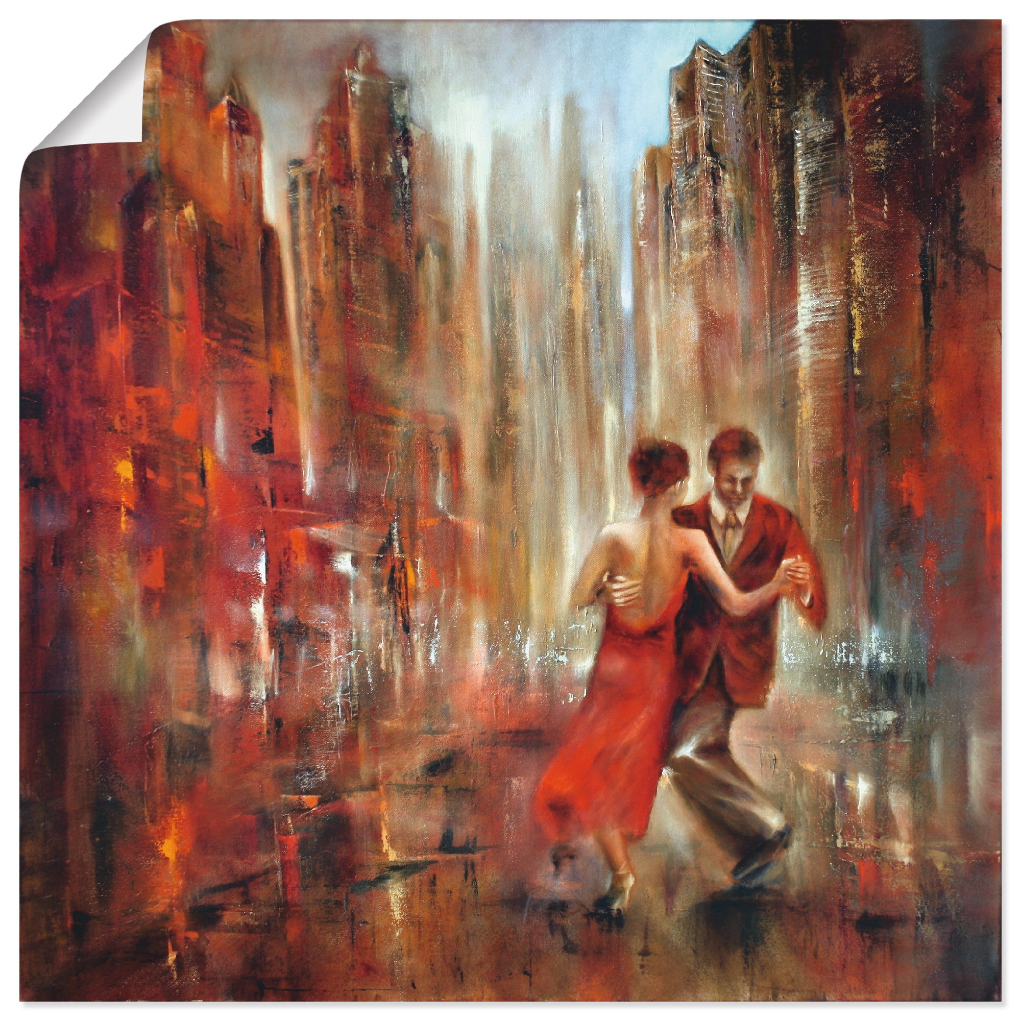 Wandbild »Tango«, Sport, (1 St.), als Alubild, Outdoorbild, Leinwandbild, Poster in...
