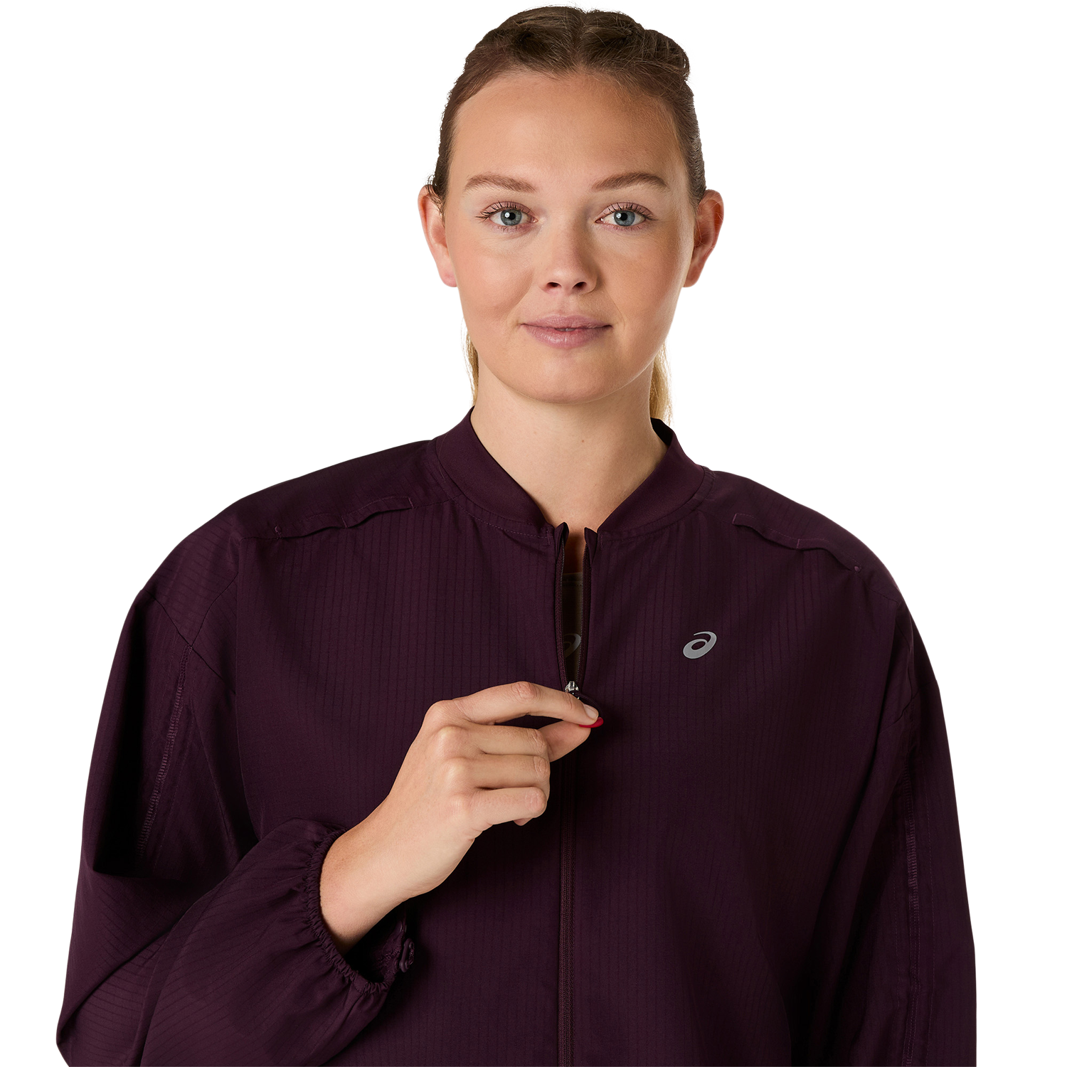 Asics Veste de course à pied Technologie ACTIBREEZE™, déperlante, respirante