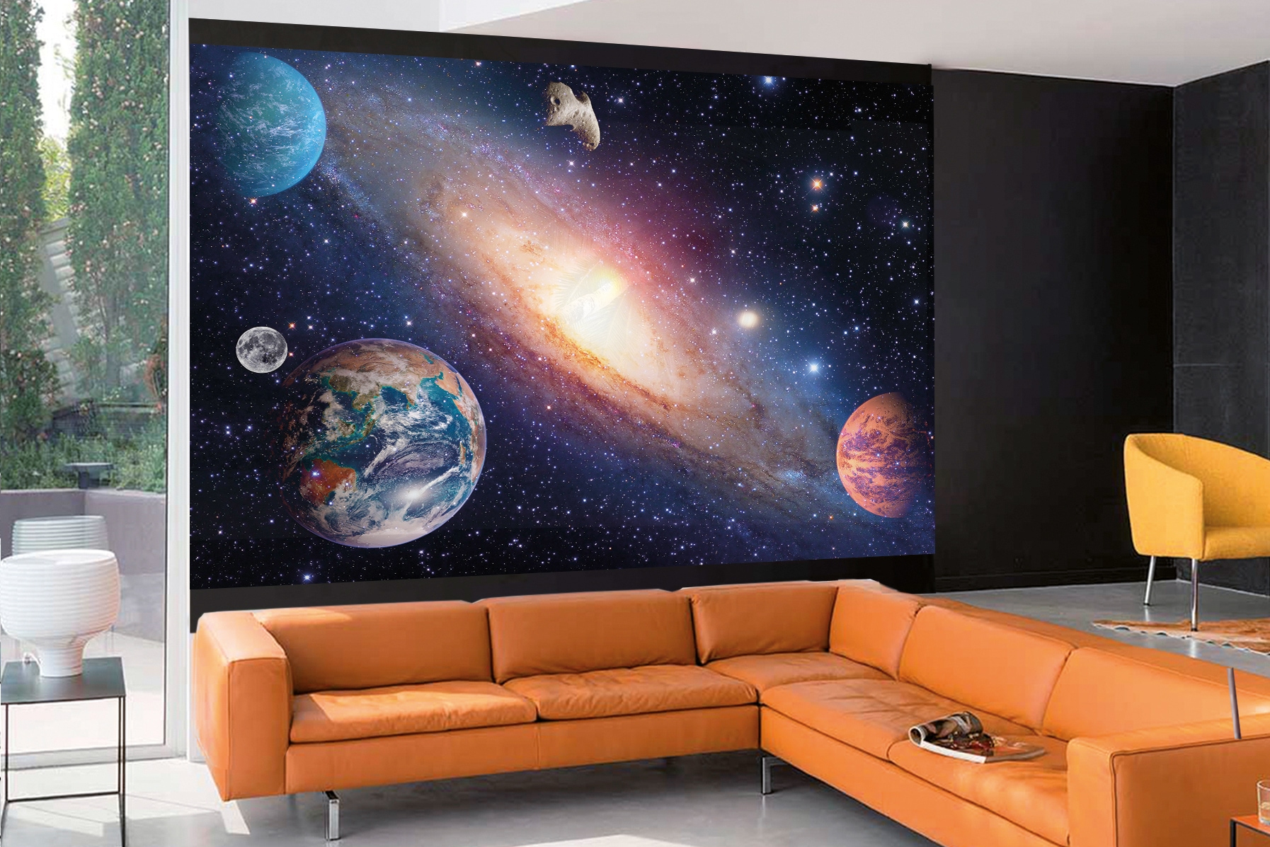 Papermoon Fototapete »Solar System« matt