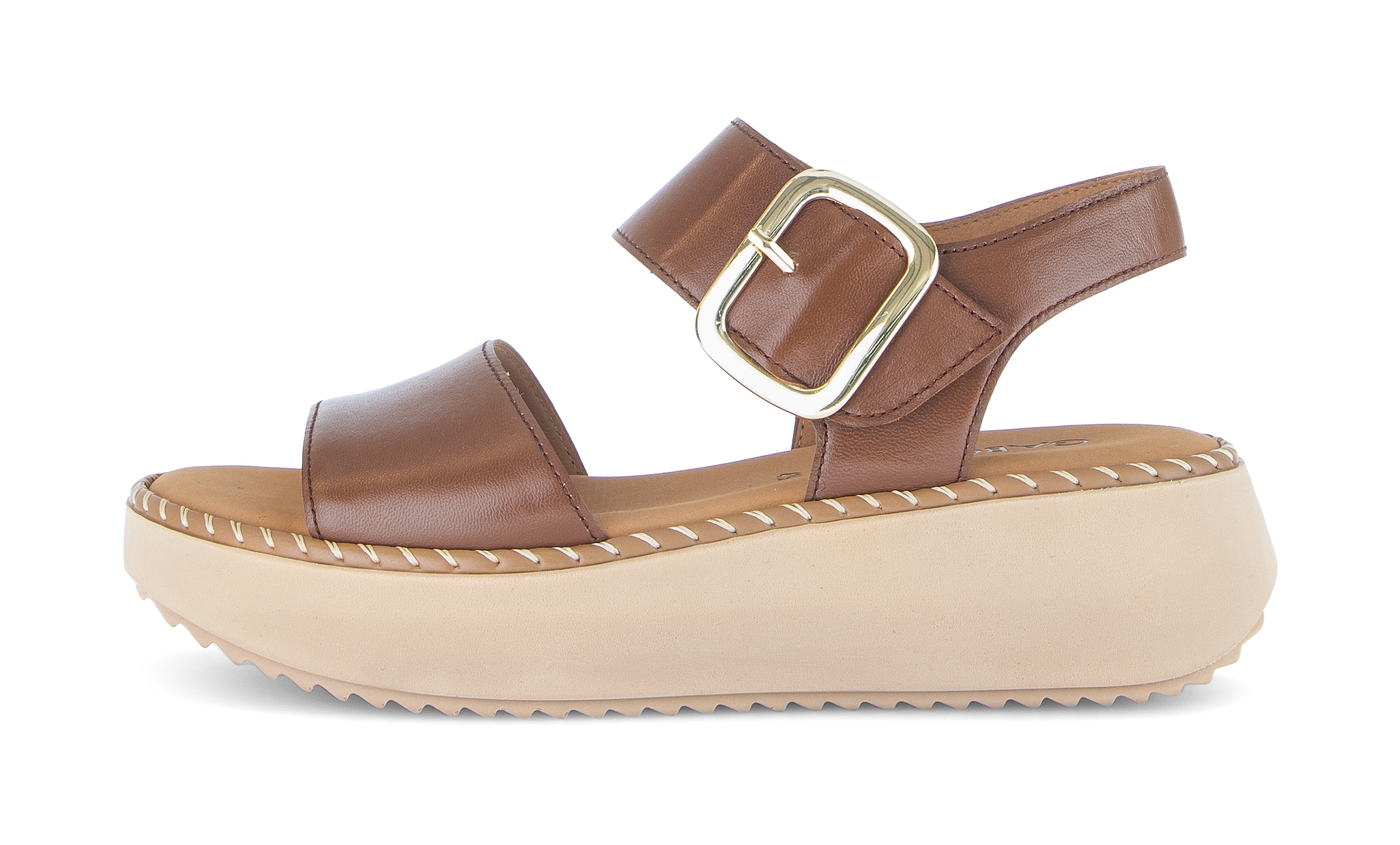 Gabor Sandales compensées  plateforme, sandale à brides, chaussure d'été avec boucle décorative
