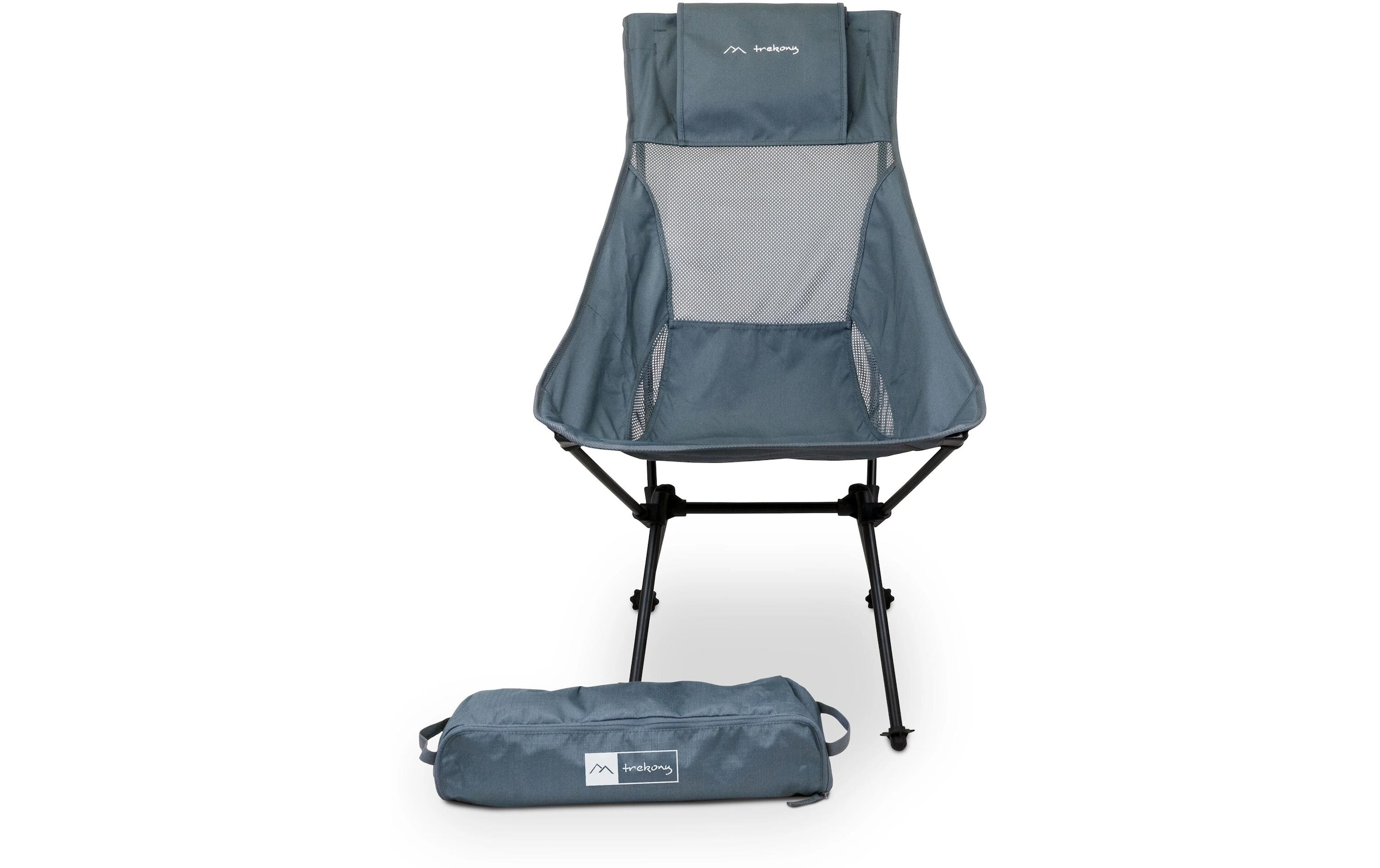 Campingstuhl »Trekony Hoch Anthrazit«