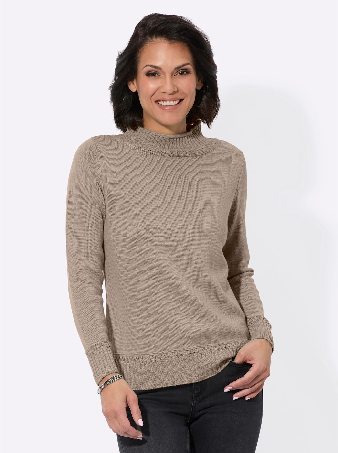 Casual Looks Stehkragenpullover "Stehkragen-Pullover"