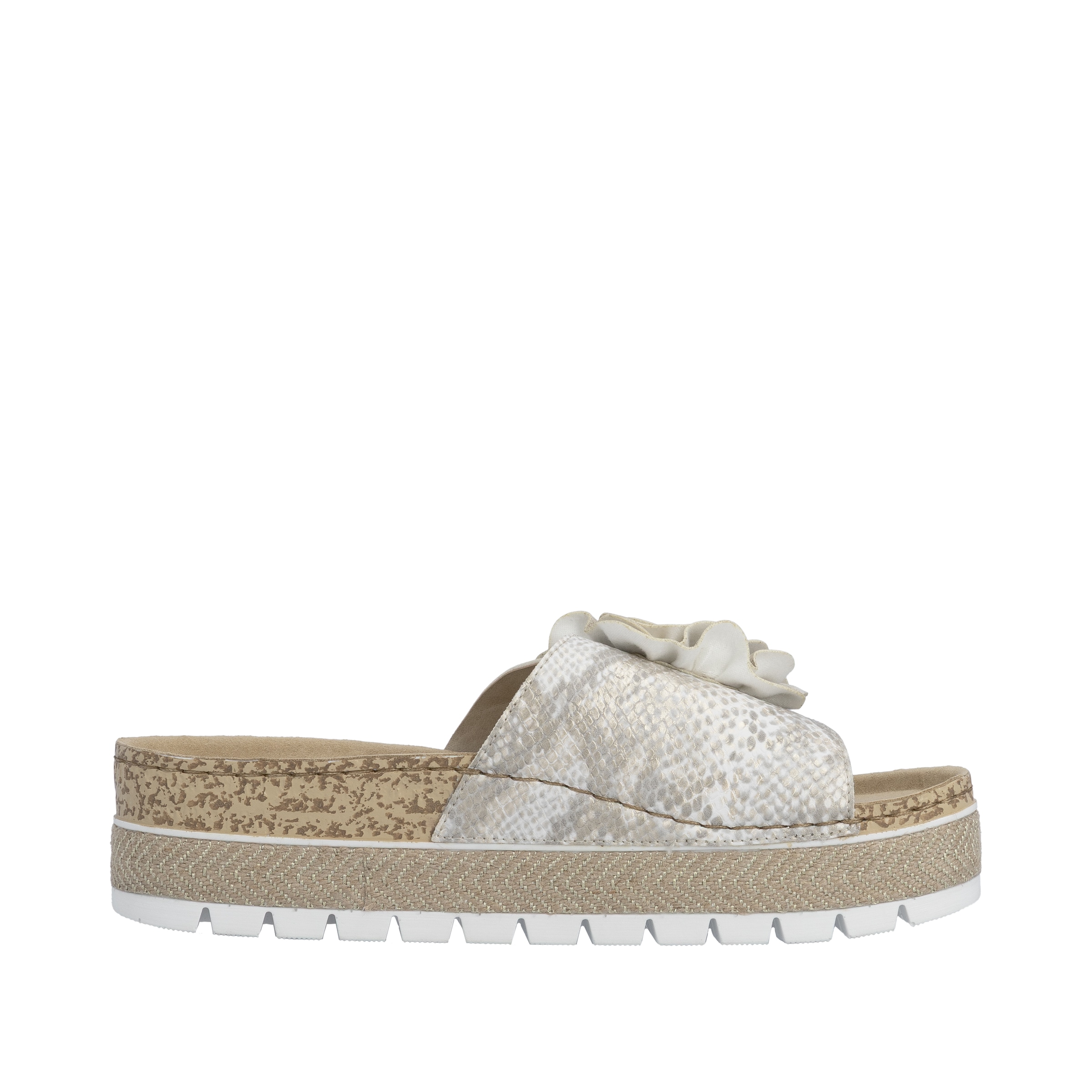 Rieker Pantolette  chaussure d'été, mule avec plateforme tendance