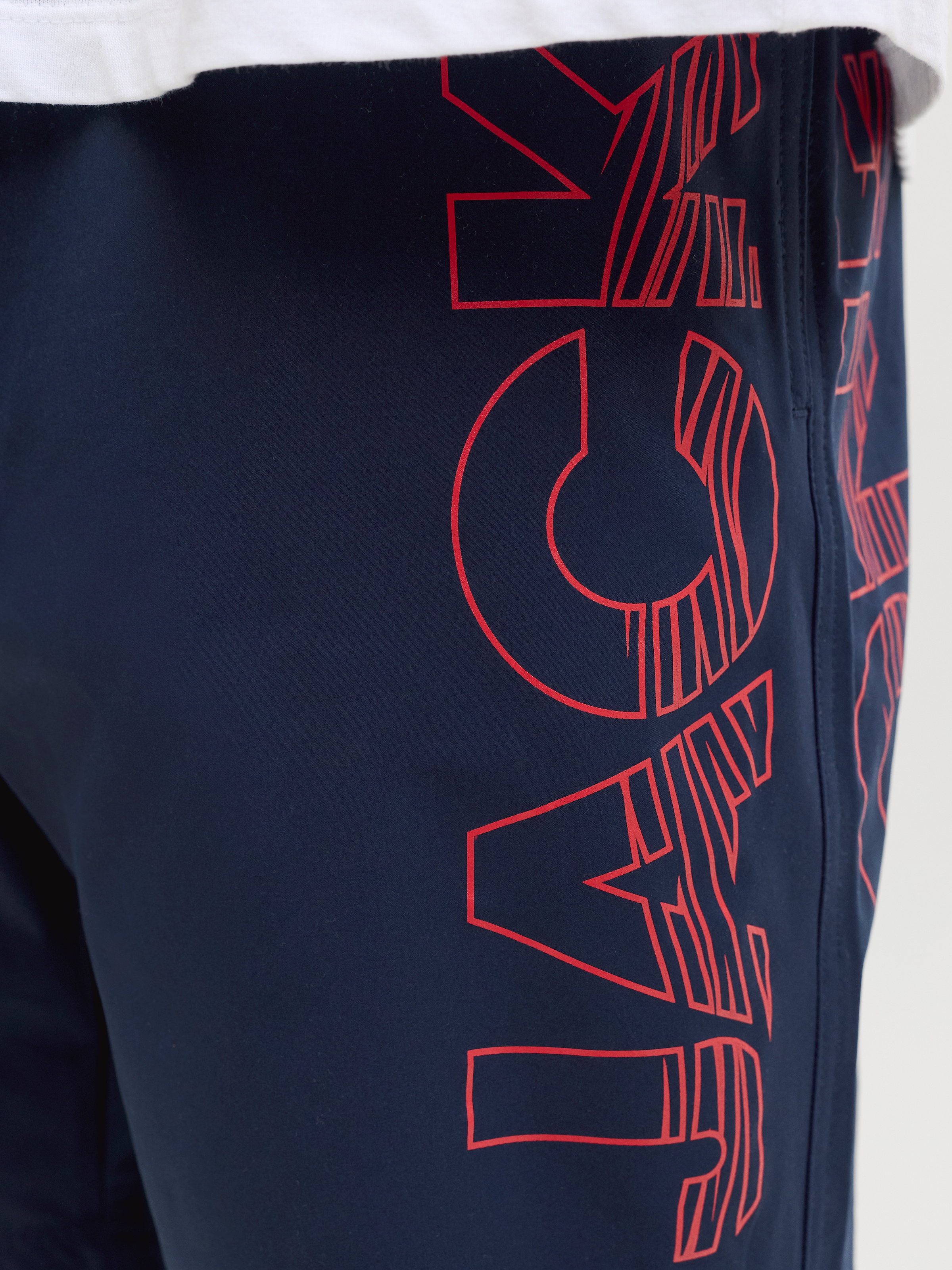 Jack & Jones PlusSize Badeshorts »JPSTMAUI WAVE LOGO SWIM SHORTS SN PLS« Kunstfaser, mit elastischem Bund, normal geschnitten