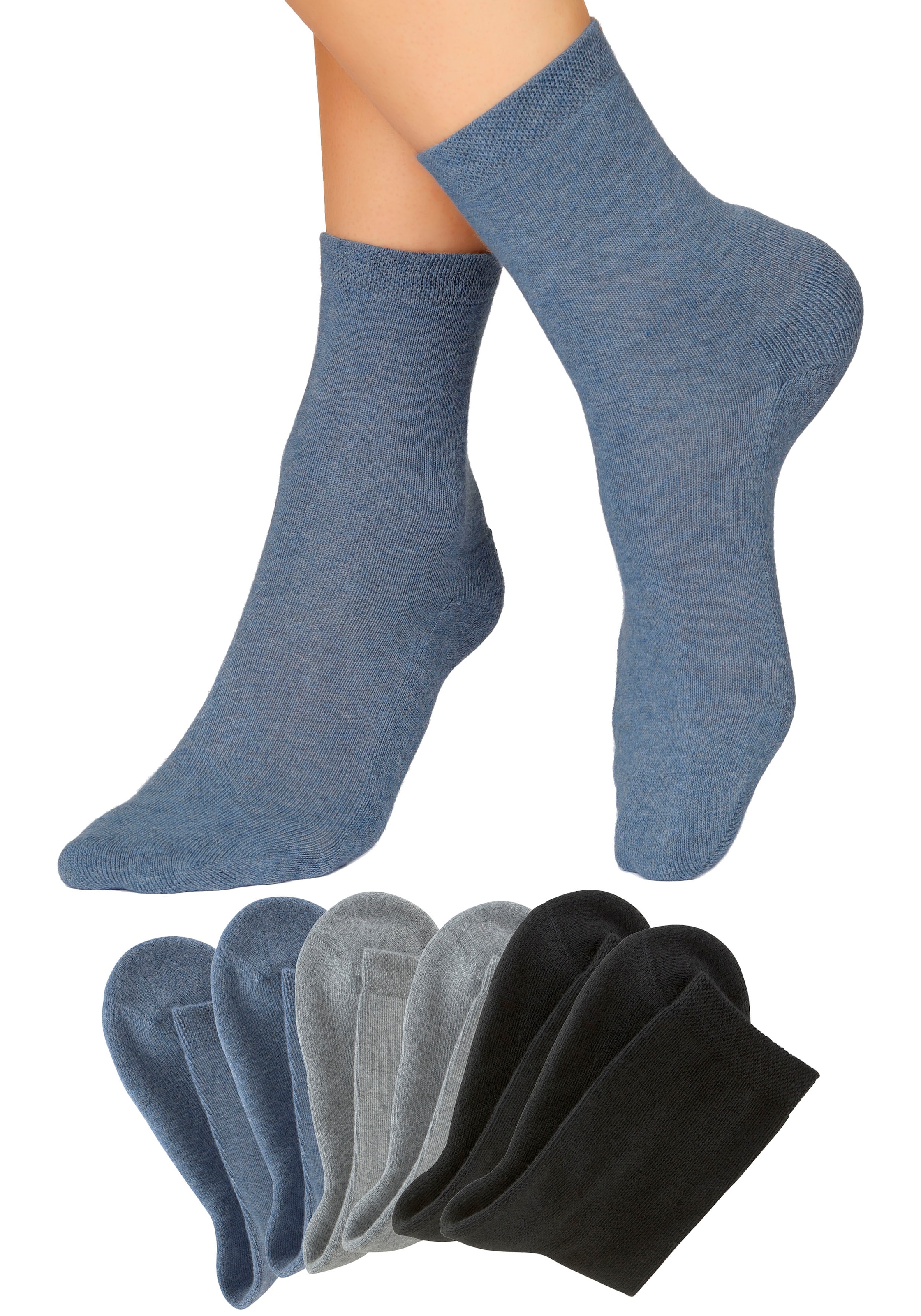 H.I.S Socken, (Set, 6 Paar), mit bequemem Frottee versandkostenfrei auf