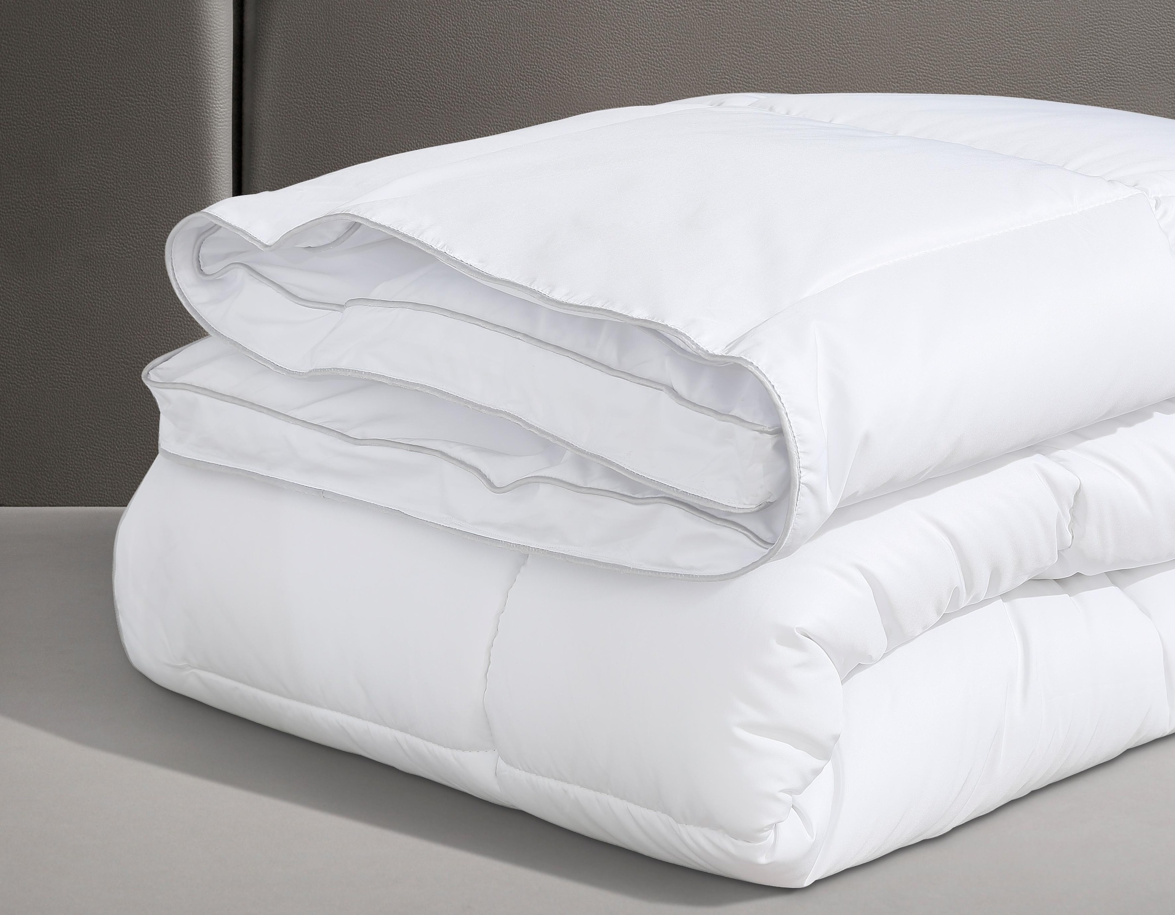 RIBECO Couette microfibre + oreiller »Isabel« sensation de duvet de luxe avec protection naturelle contre les acariens !