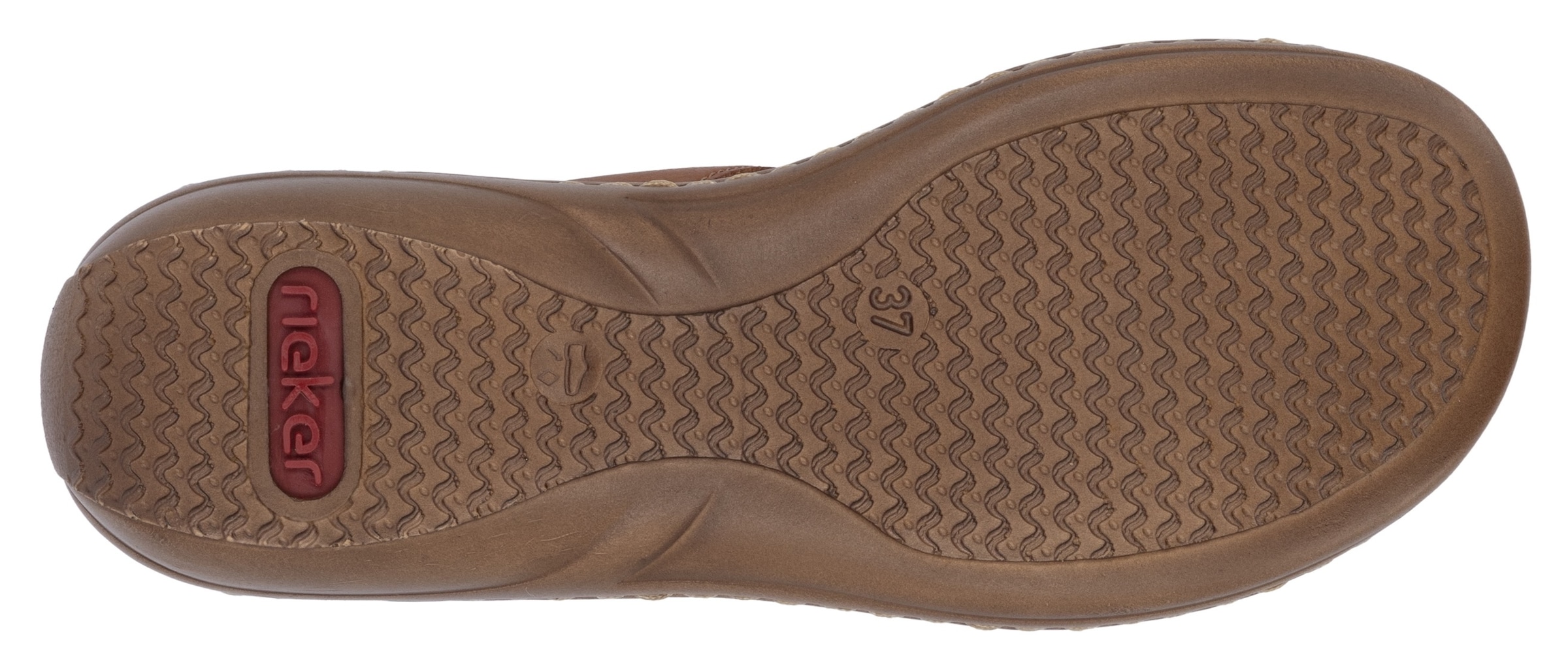 Rieker Pantolette  chaussure d'été, chaussure de plage, chaussure à scratch avec perforations