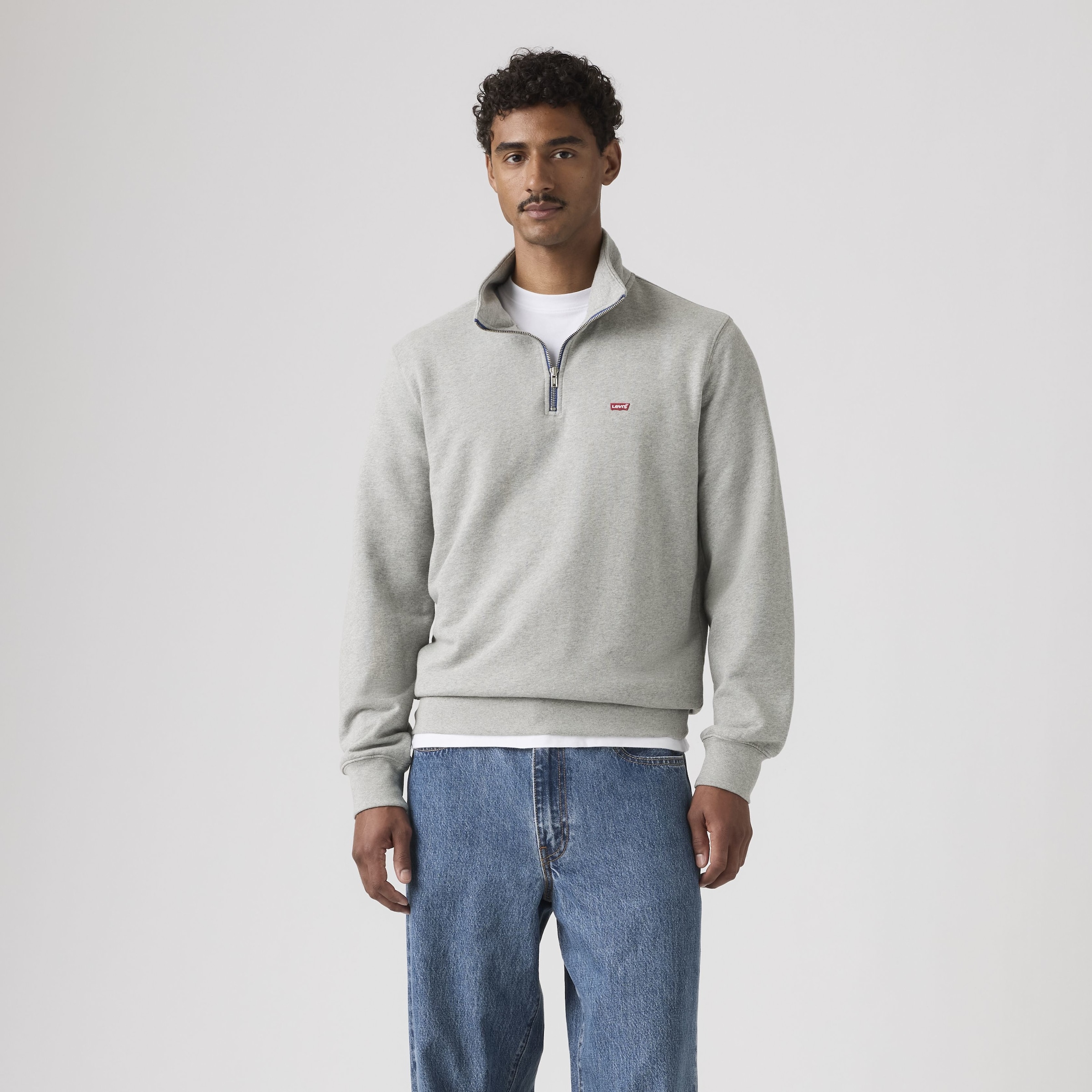 Levi's® Sweatshirt »ORIGINAL HM 1/4 ZIP«, mit Troyer-Kragen und Logo-Stickerei
