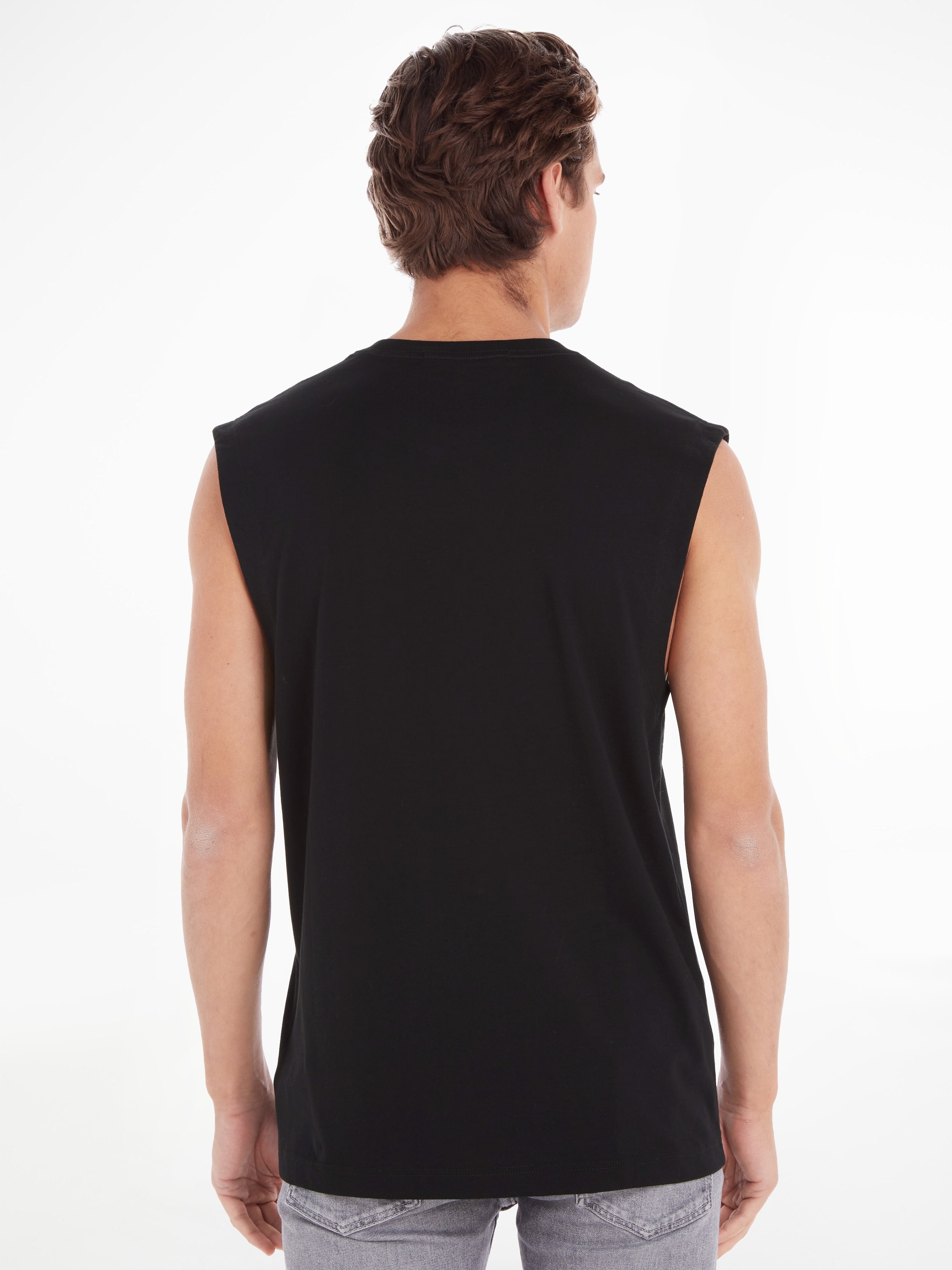 Calvin Klein Jeans T-Shirt »MONOLOGO SLEEVELESS TEE«, mit Markenlabel