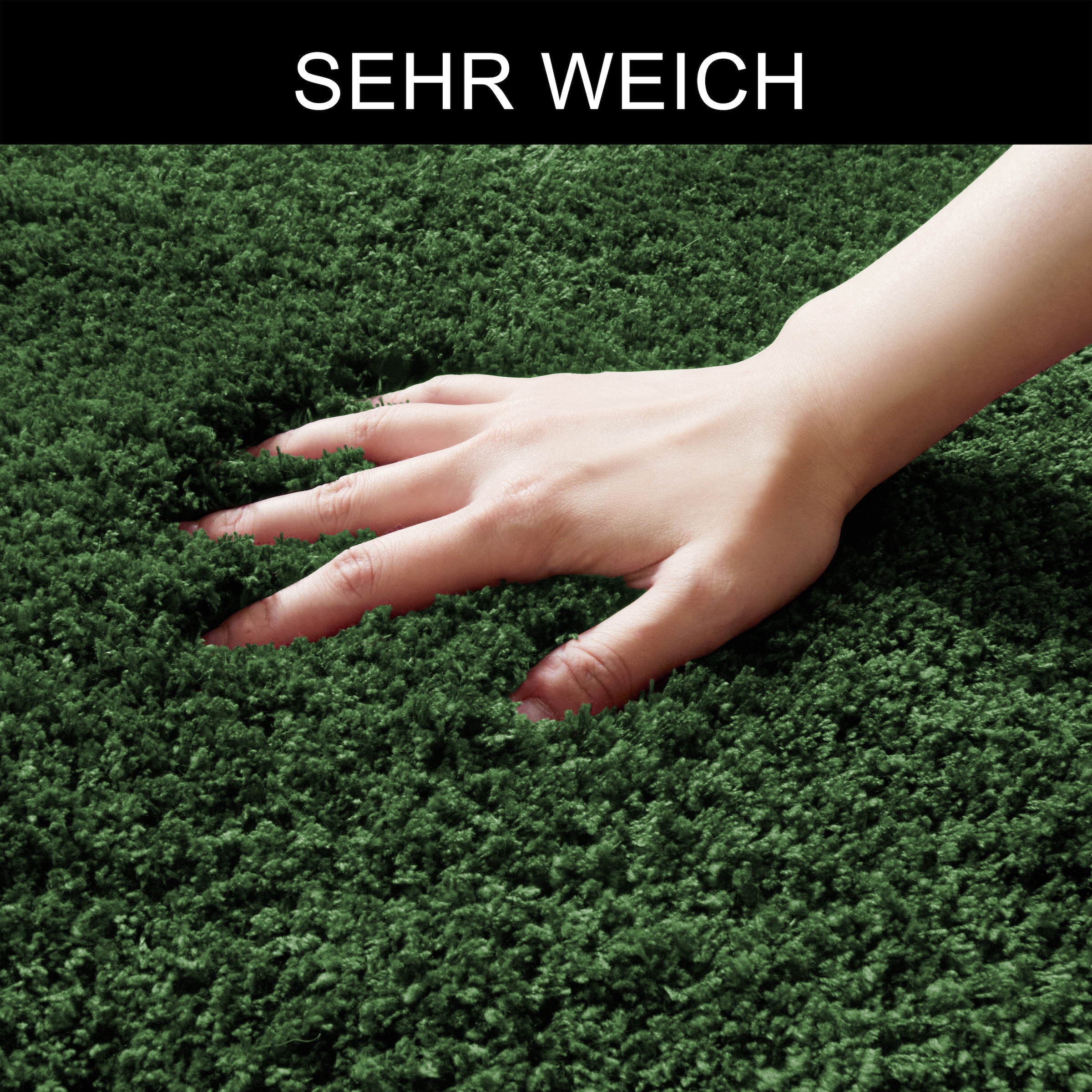 Möve Badematte »Superwuschel, Badvorleger, Badezimmer Teppich« Höhe 40 mm rutschhemmend beschichtet fussbodenheizungsgeeignet | schnell trocknend | strapazierfähig Mikrofaser-Badematte, Badteppich, rechteckig, rund & als 3-tlg. Set