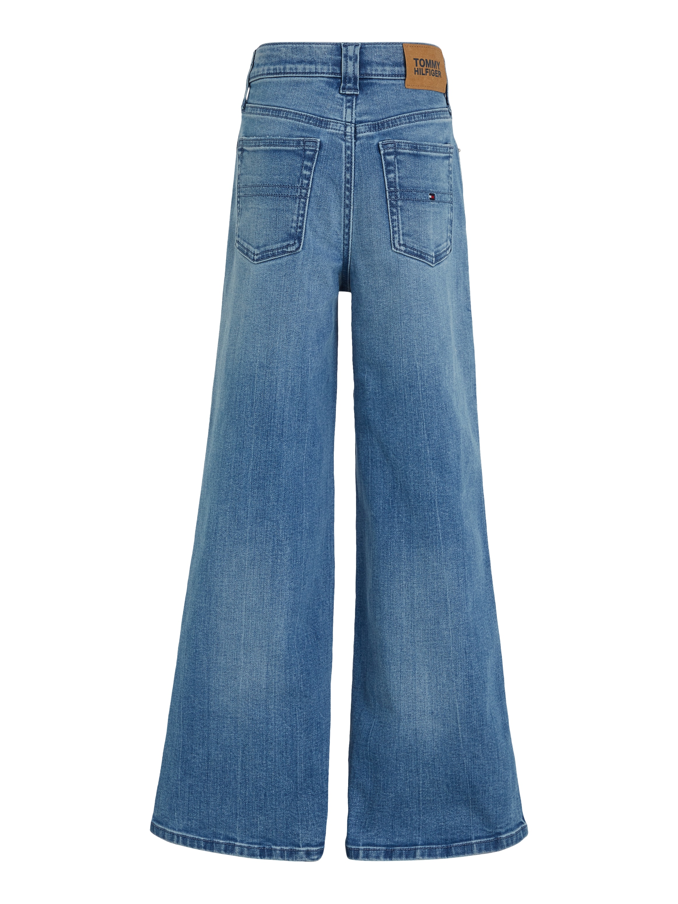 Tommy Hilfiger Straight-Jeans »MABEL VINTAGE STRAIGHT DENIM«, Kinder bis 16 Jahre mit Logostickerei