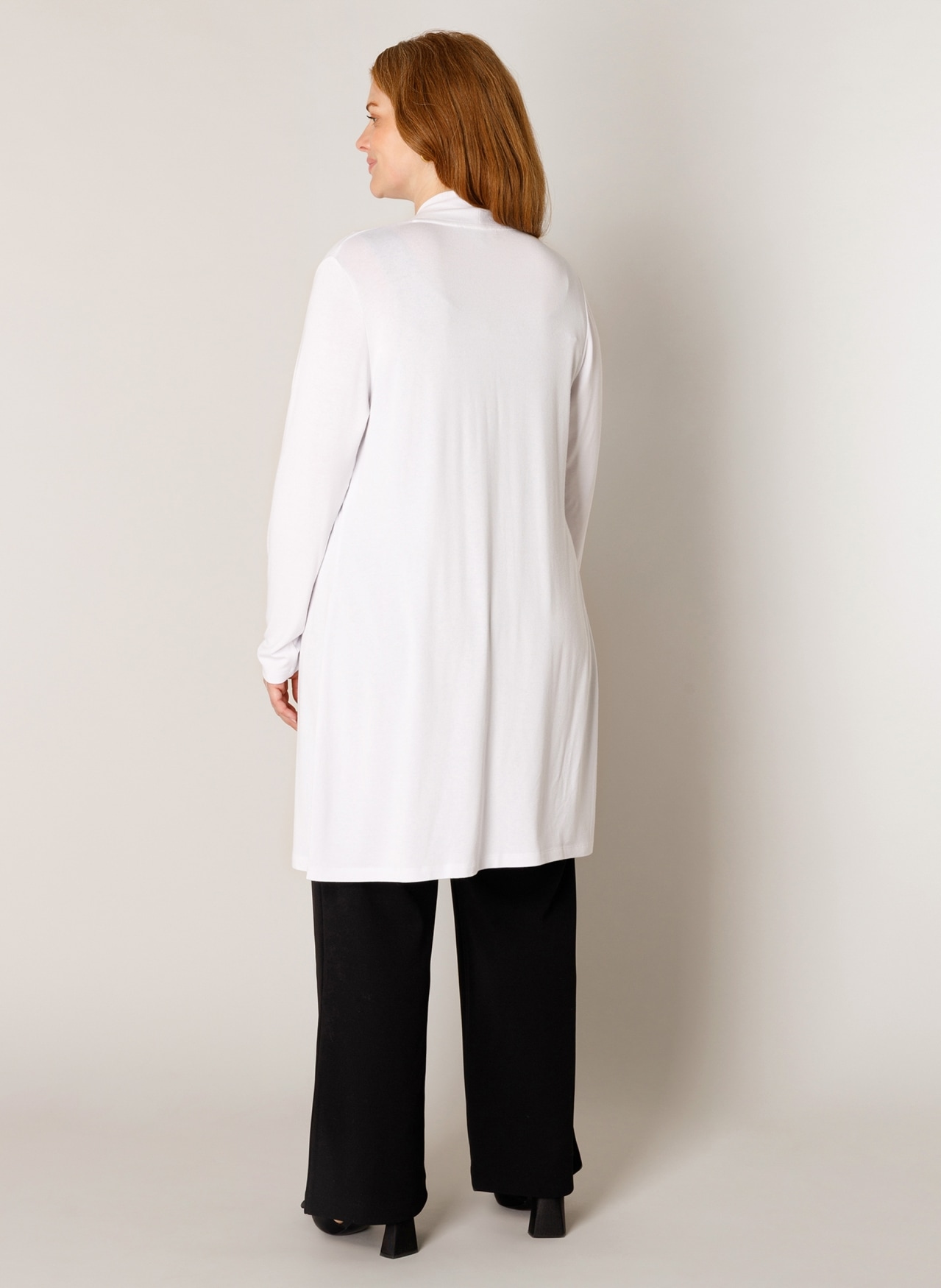 Base Level Curvy Cardigan long »Ayla Long« maille douce et moulante
