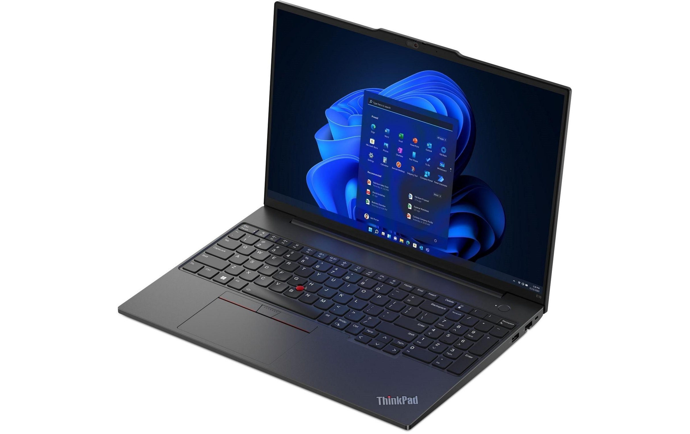Lenovo Business-Notebook »ThinkPad E16 Gen. 1 (Intel)«, 40,48 cm, / 16 Zoll, Intel, Core i7, 512 GB SSD