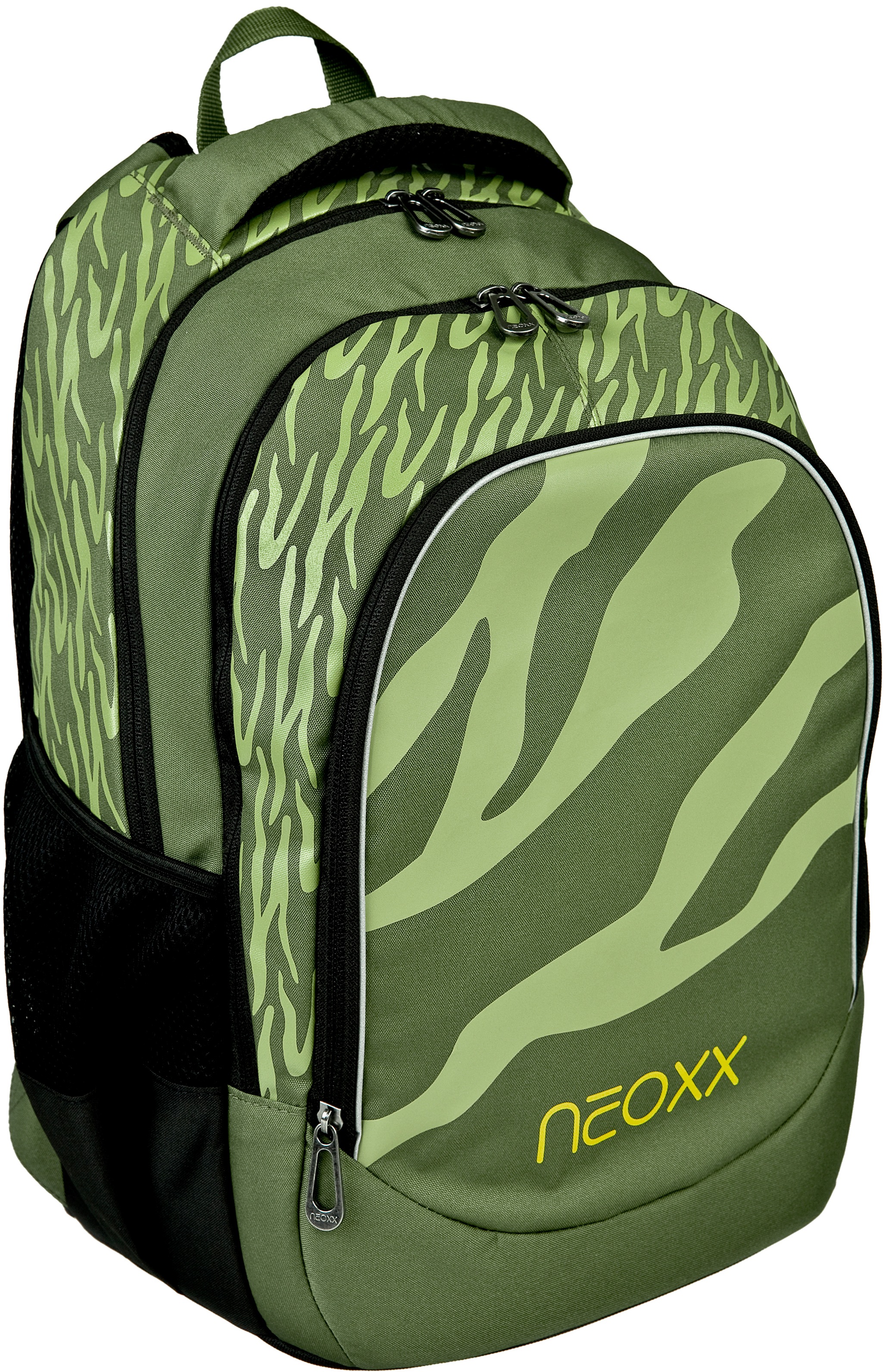 Image of neoxx Schulrucksack »Fly, Ready for Green«, Reflektionsnaht, aus recycelten PET-Flaschen bei Ackermann Versand Schweiz