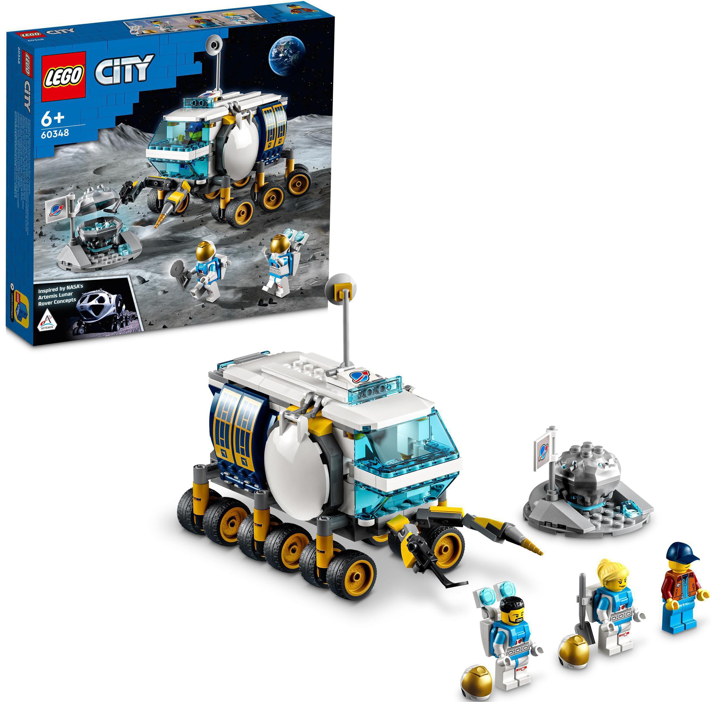 Image of LEGO® Konstruktionsspielsteine »Mond-Rover (60348), LEGO® City«, (275 St.), Made in Europe bei Ackermann Versand Schweiz