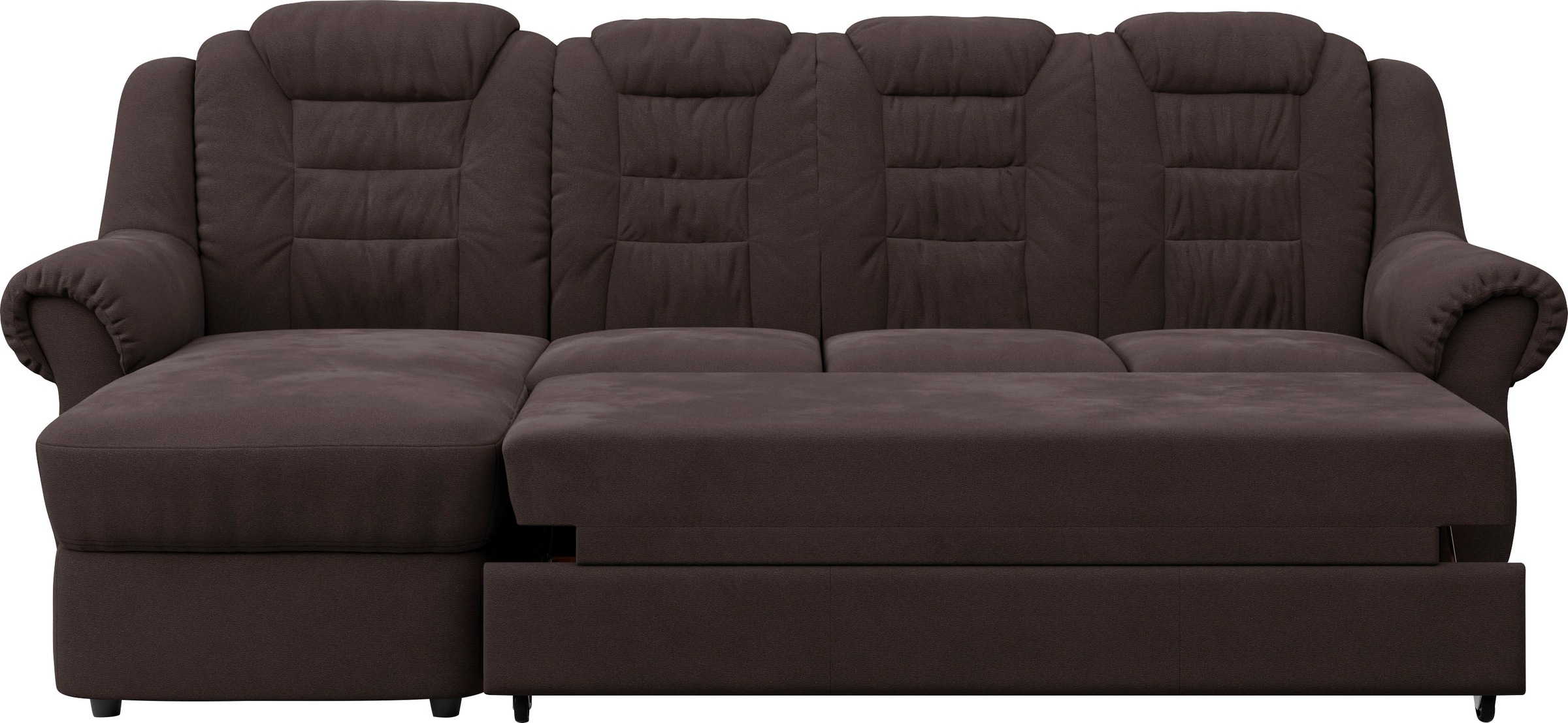 Home affaire Ecksofa »Boston L-Form«, mit hoher Rückenlehne, wahlweise mit Bettfunktion
