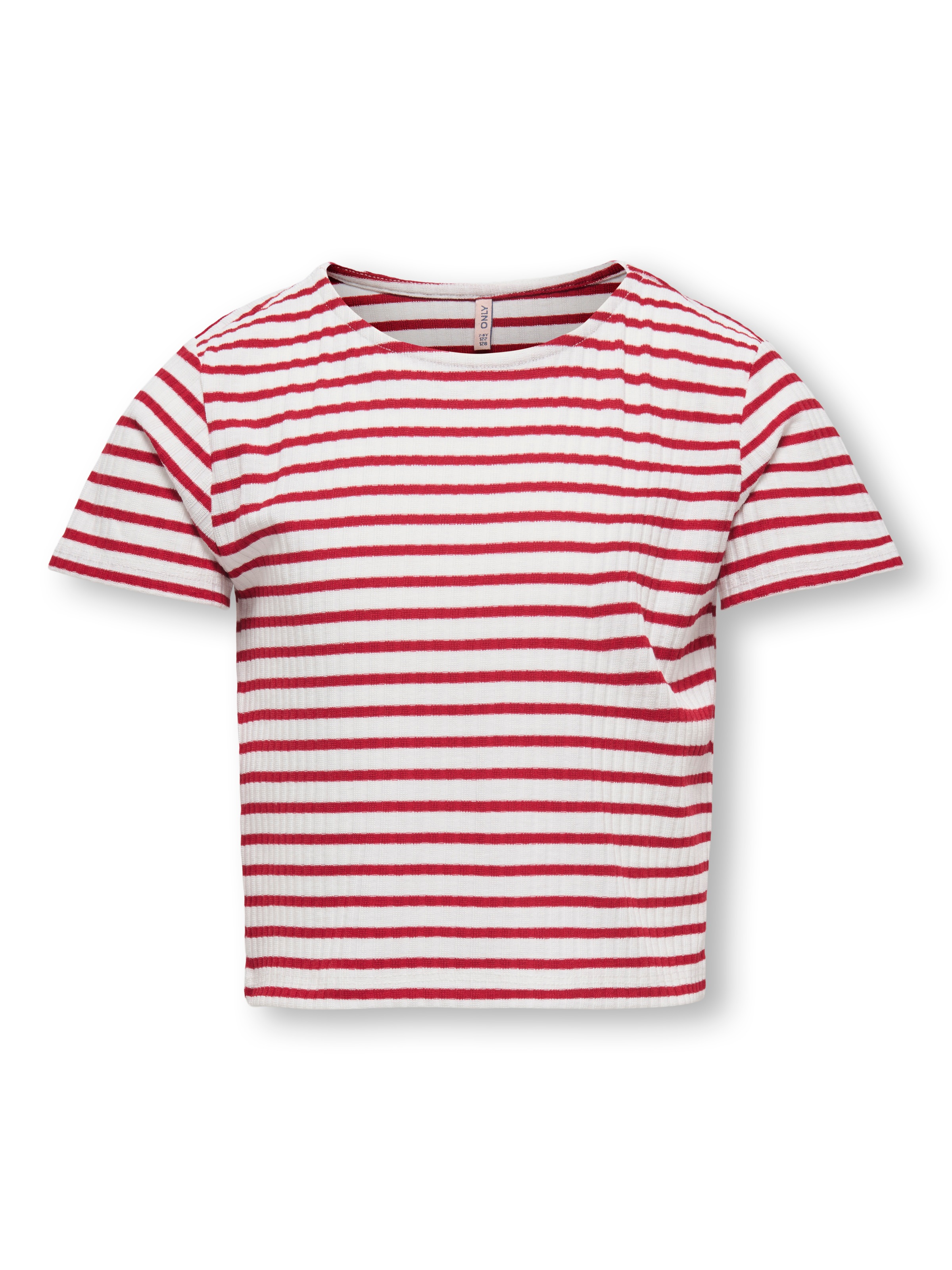KIDS ONLY Kurzarmshirt »KOGNELLA STRIPED S/S O-NECK TOP JRS«