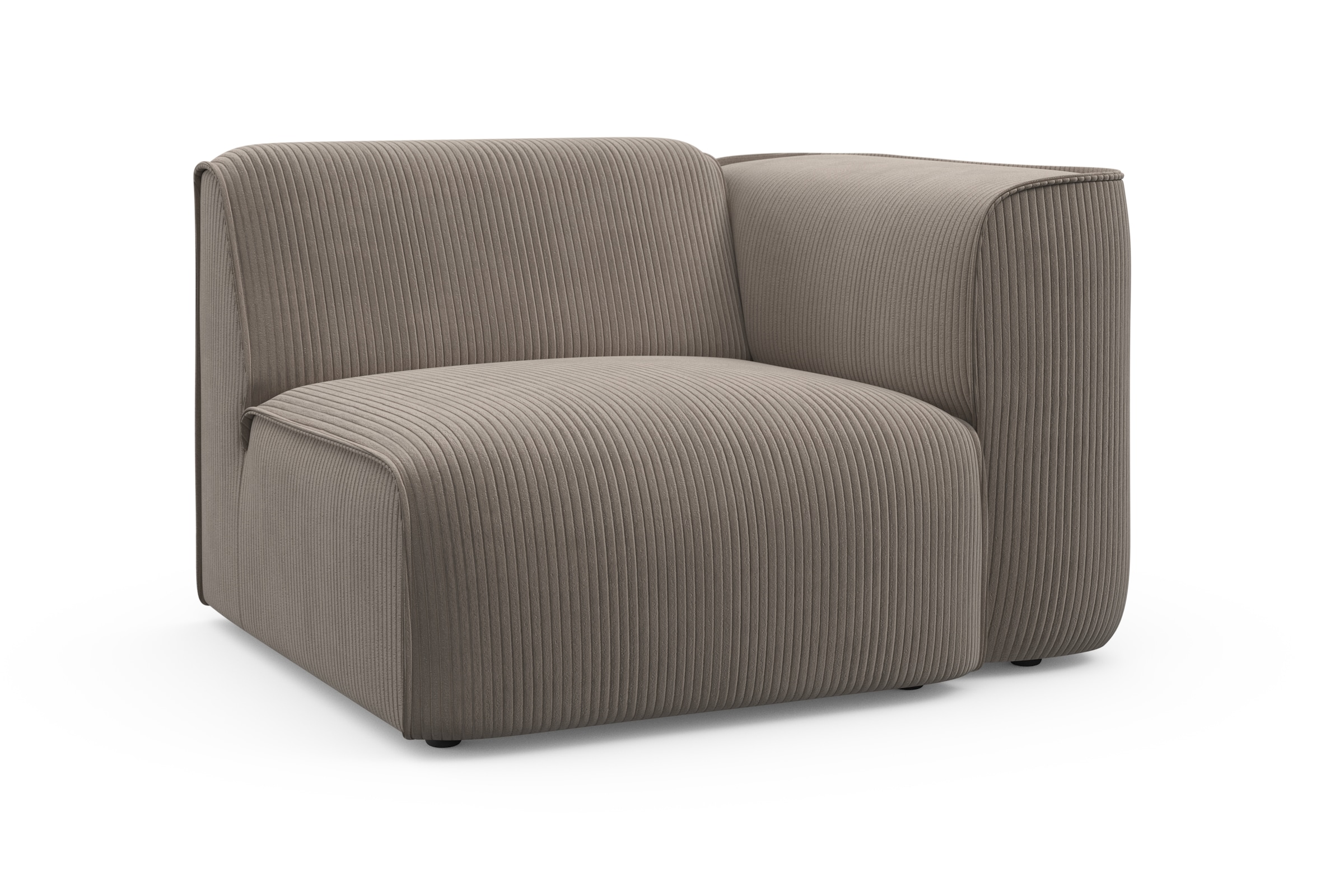 RAUM.ID Sessel »Merid Sofa-Eckelement, Masse B/T/H: 109/97/46 cm«, als Modul oder separat verwendbar, für individuelle Zusammenstellung