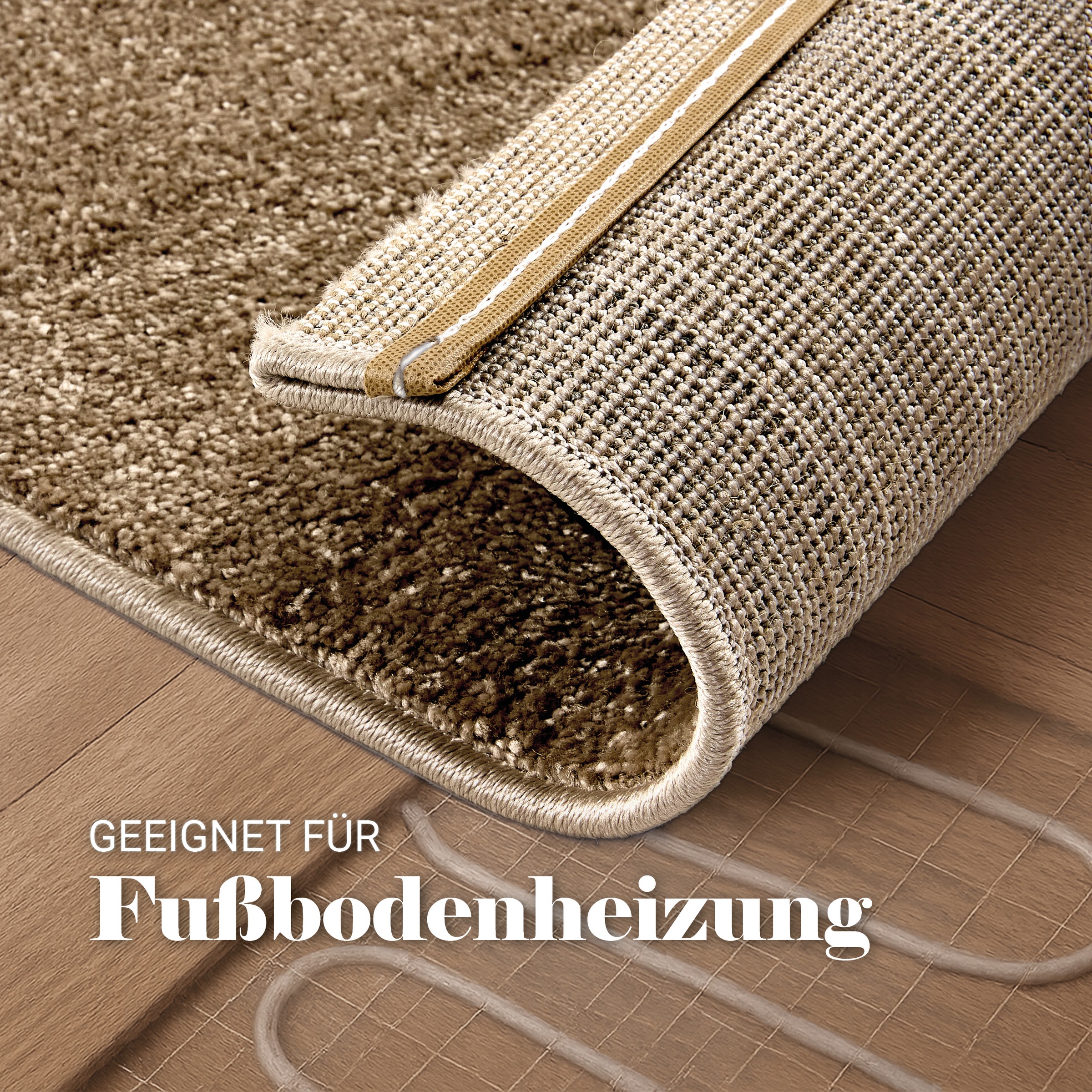 ASTRA Teppich »Sam 250« rechteckig 8 mm Höhe weicher Kurzflor, Wohnzimmer, Schlafzimmer