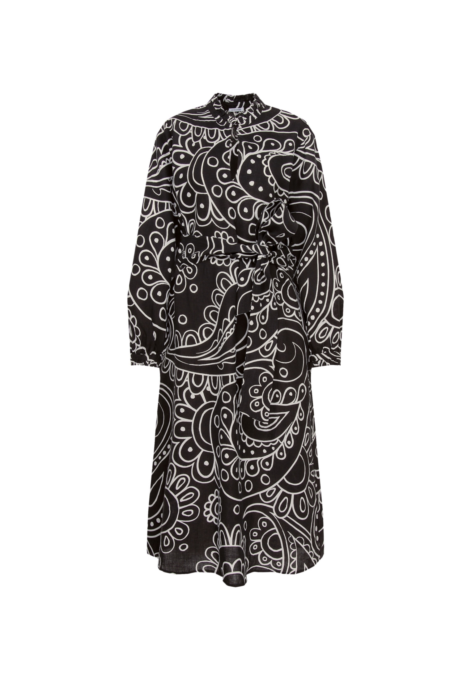 seidensticker Sommerkleid »Schwarze Rose« 1/1 Rundhals Paisley