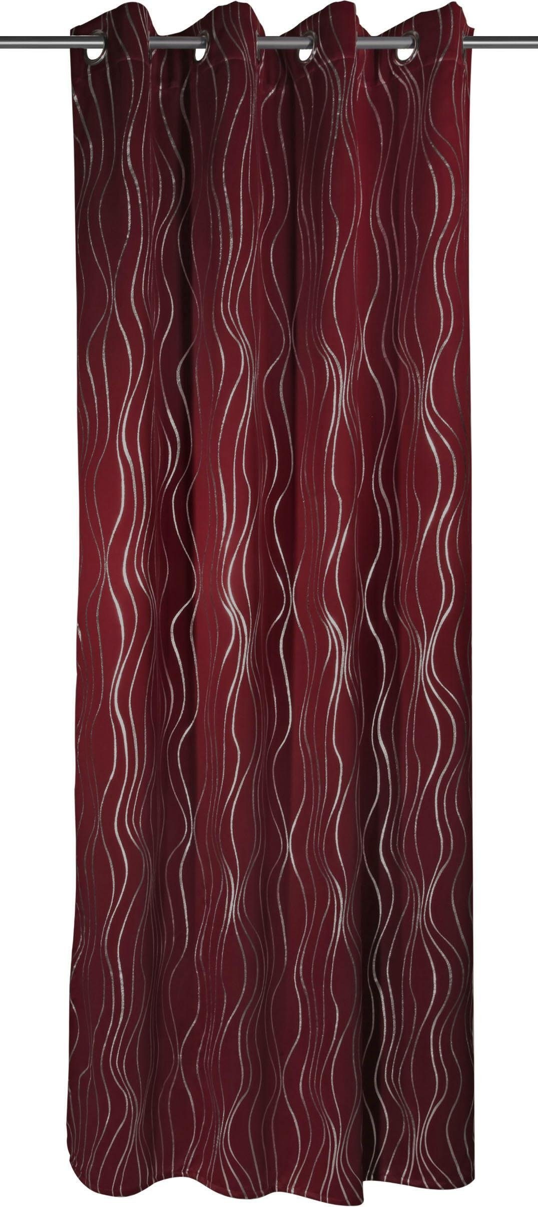 Image of WILLKOMMEN ZUHAUSE by ALBANI GROUP Vorhang »Frankfurt«, (1 St.), HxB: 245x135, Ösenschal bei Ackermann Versand Schweiz