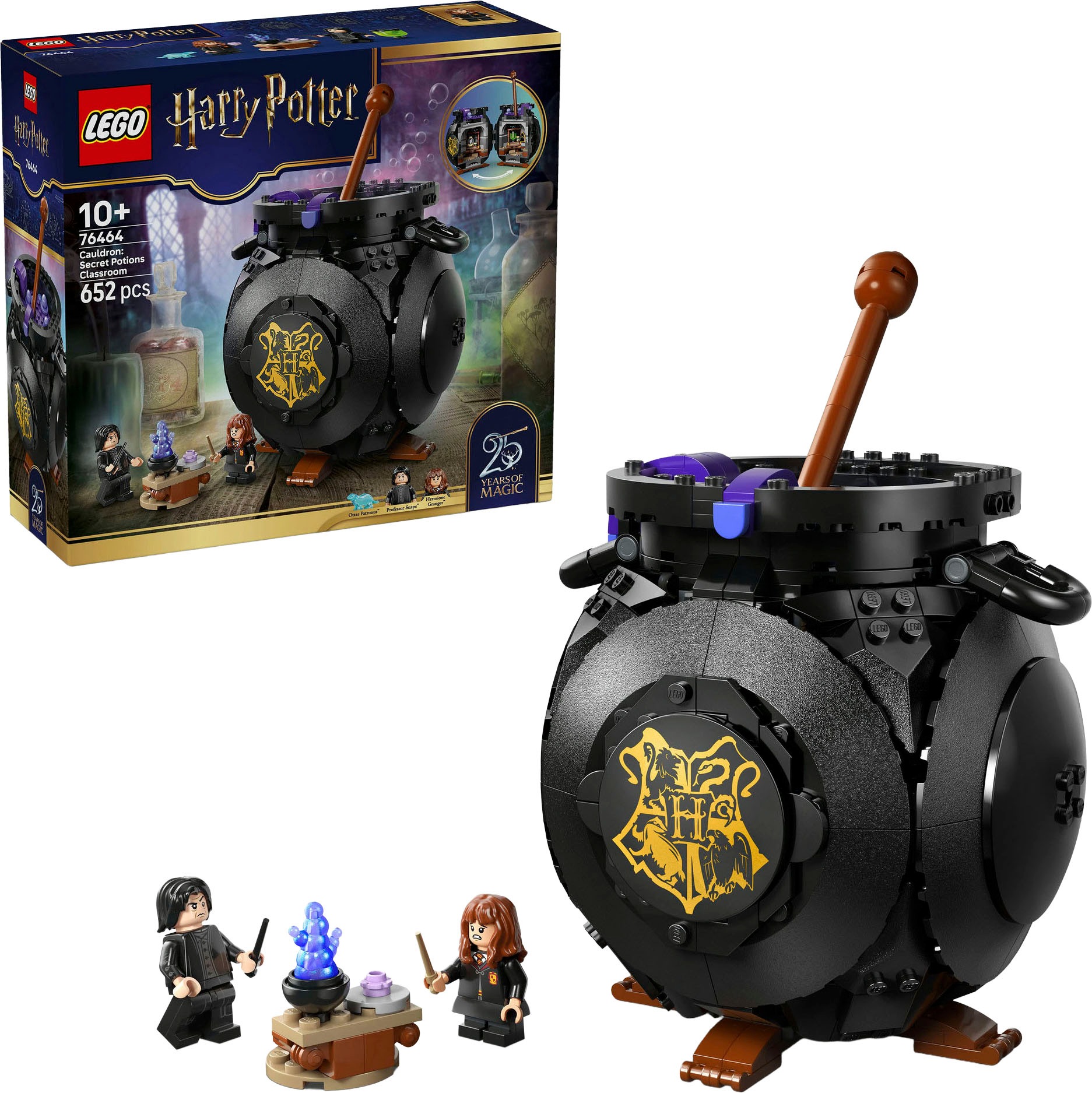Image of LEGO Konstruktionsspielsteine "Kessel: Geheimes Klassenzimmer für Zaubertränke (76464)" LEGO Harry Potter; Made in Europe