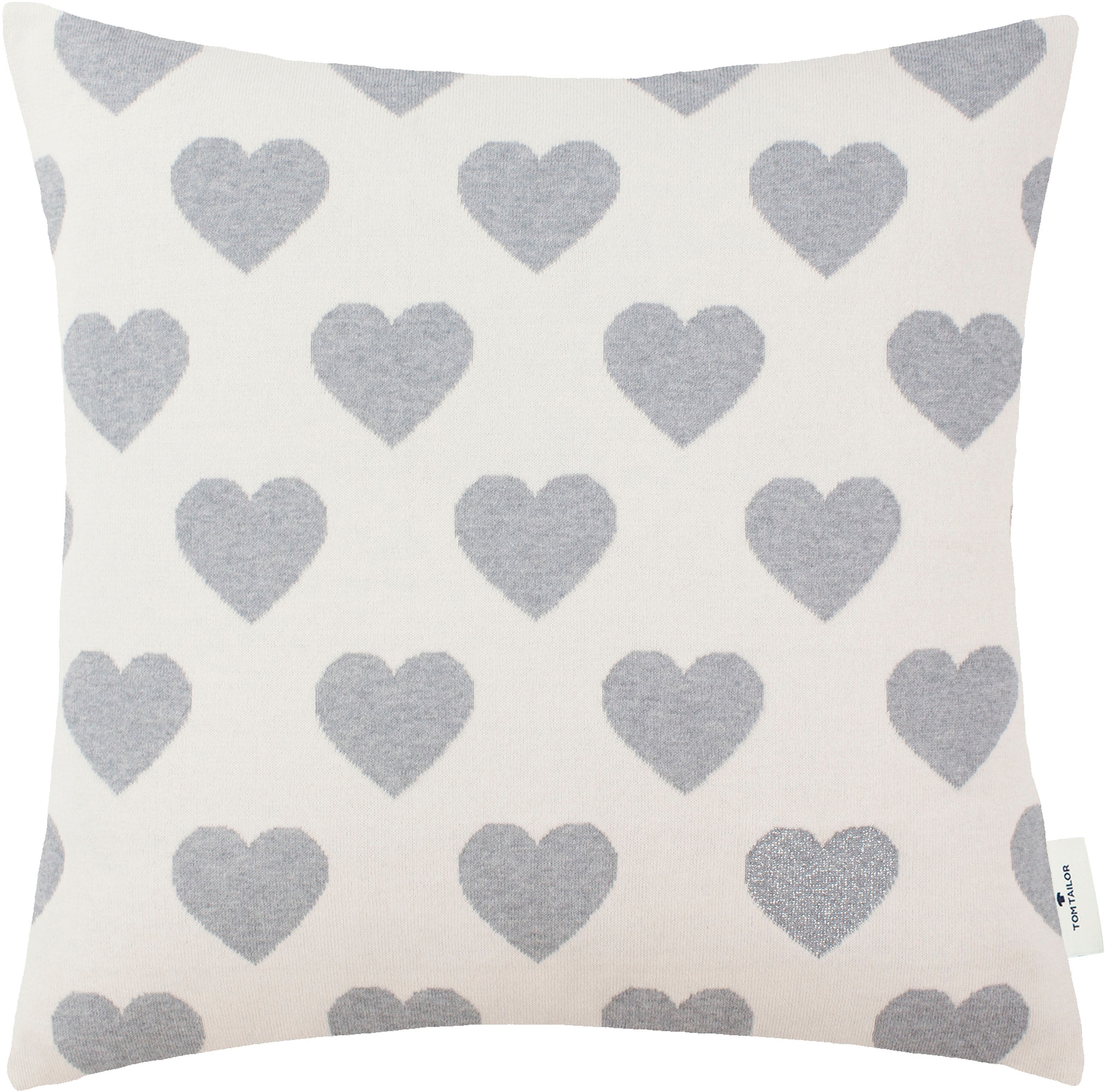 Image of TOM TAILOR HOME Kissenbezüge "Hearts" aus weicher Baumwolle