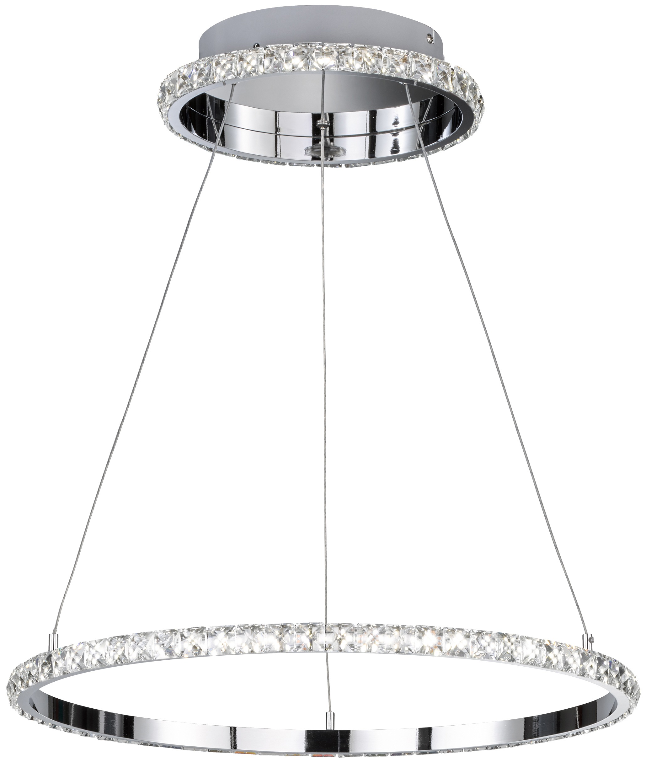 Image of WOFI LED Pendelleuchte »HARLEY«, LED-Modul, 1 St., Warmweiss, Kristall bei Ackermann Versand Schweiz