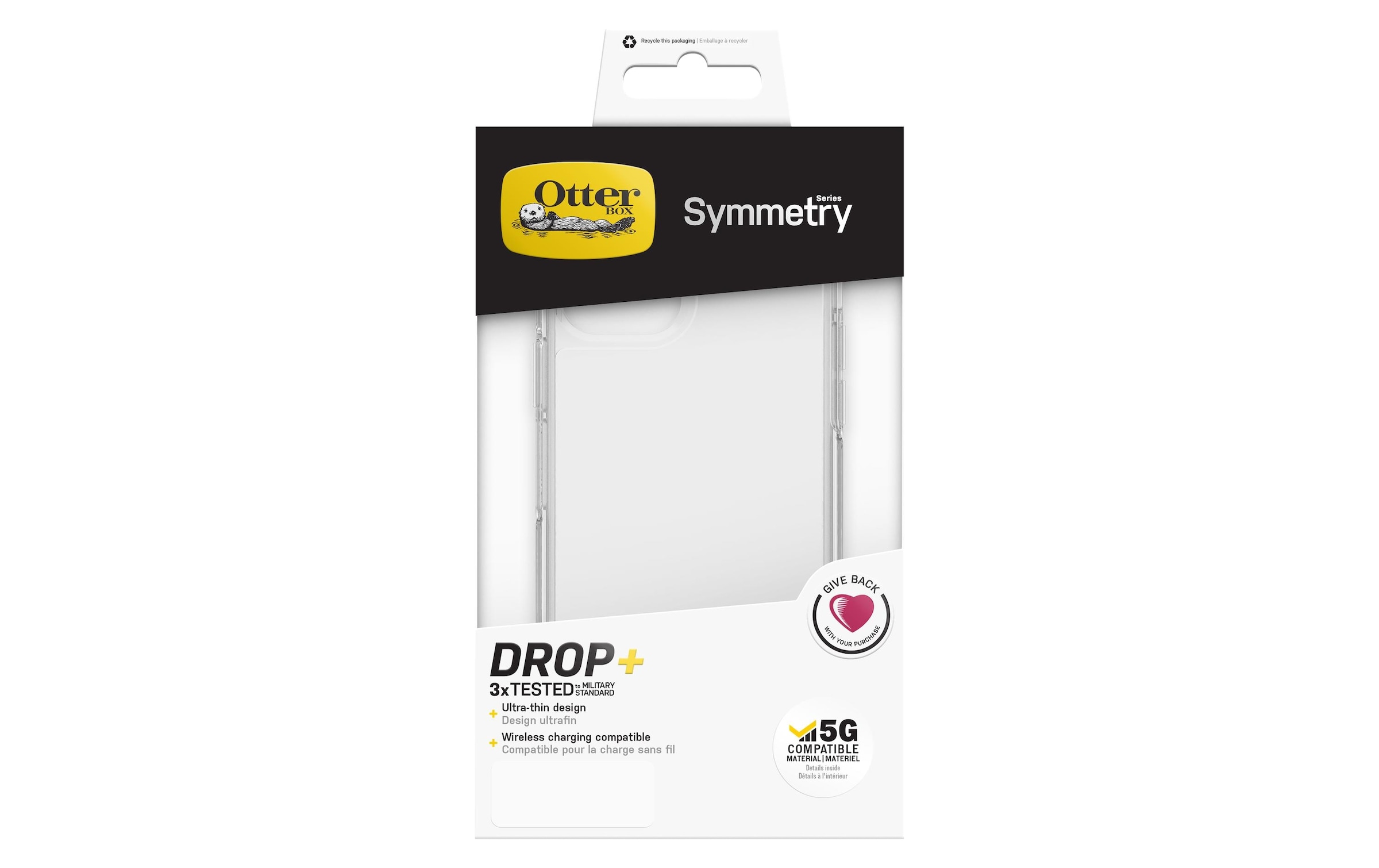 Otterbox Handyhülle »Symmetry Clear iPhone 12 / 12 Pro«