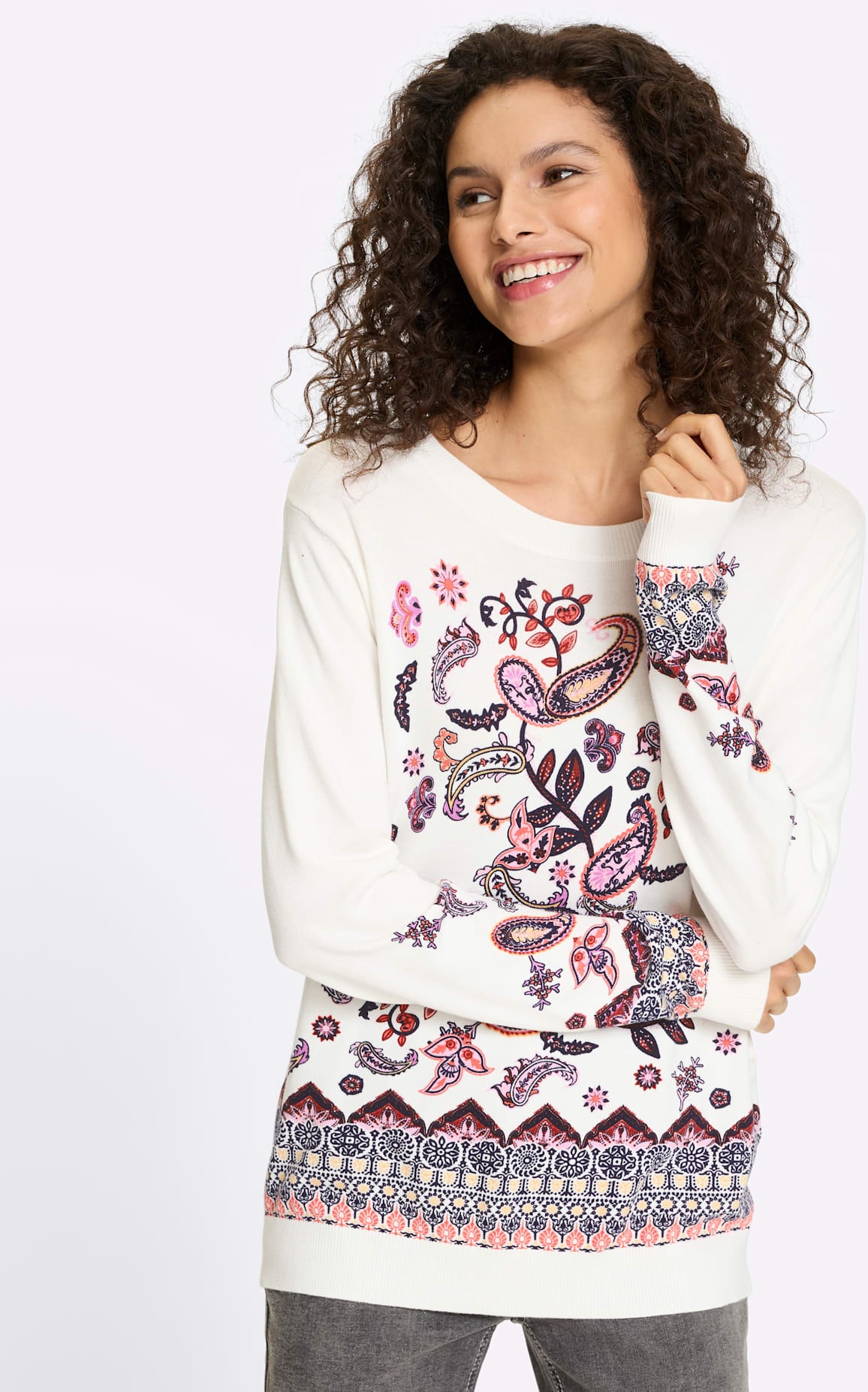 heine Pull en tricot »Druck-Pullover«