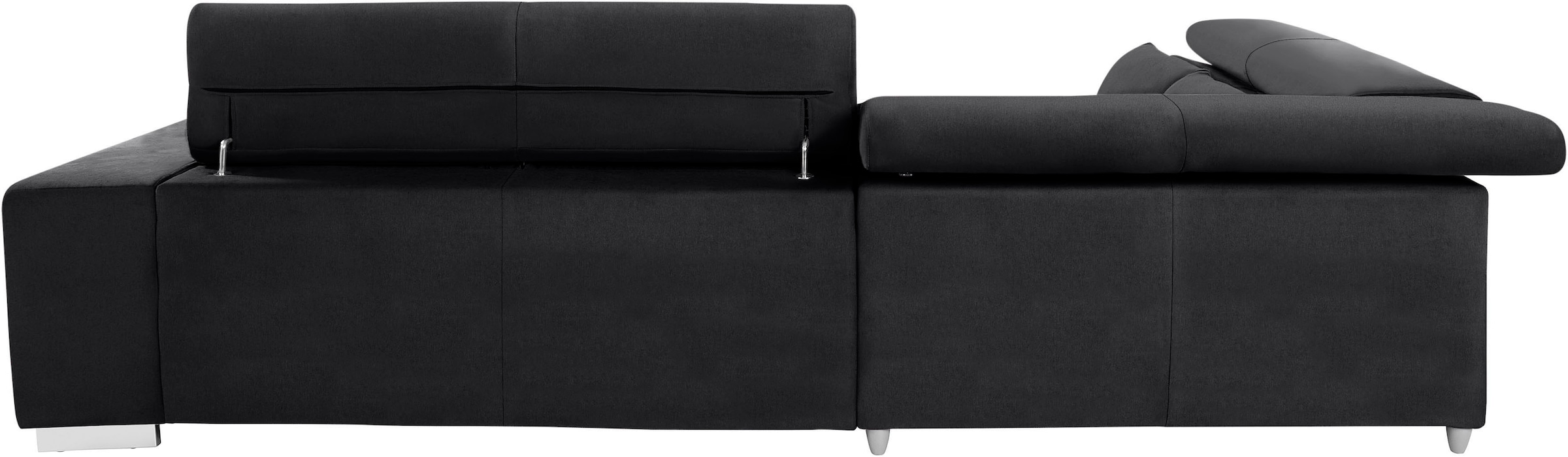 COTTA Ecksofa »Orion L-Form«, mit Kopfteilverstellung & 5 Nierenkissen