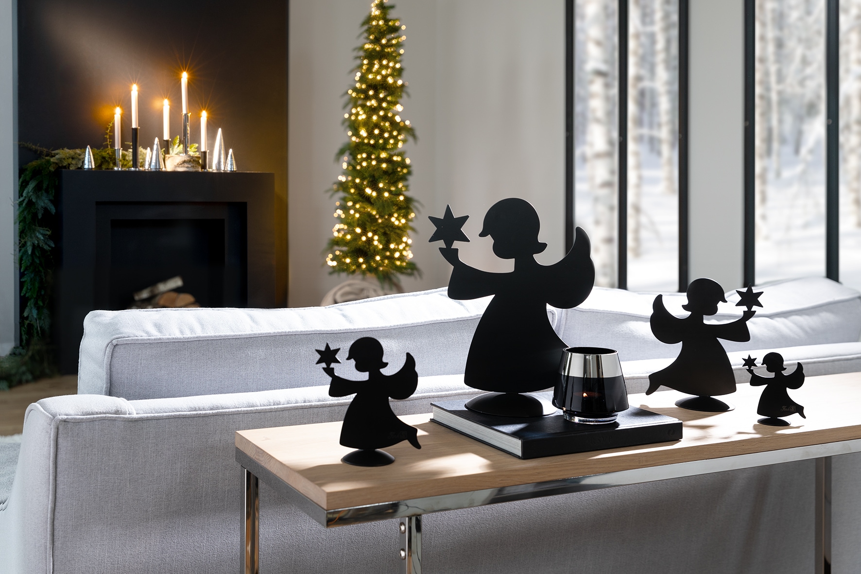 Fink Engelfigur »HOLYWORKER« Adventsfigur, Engel, Dekofigur, Weihnachtsdeko aus Eisen