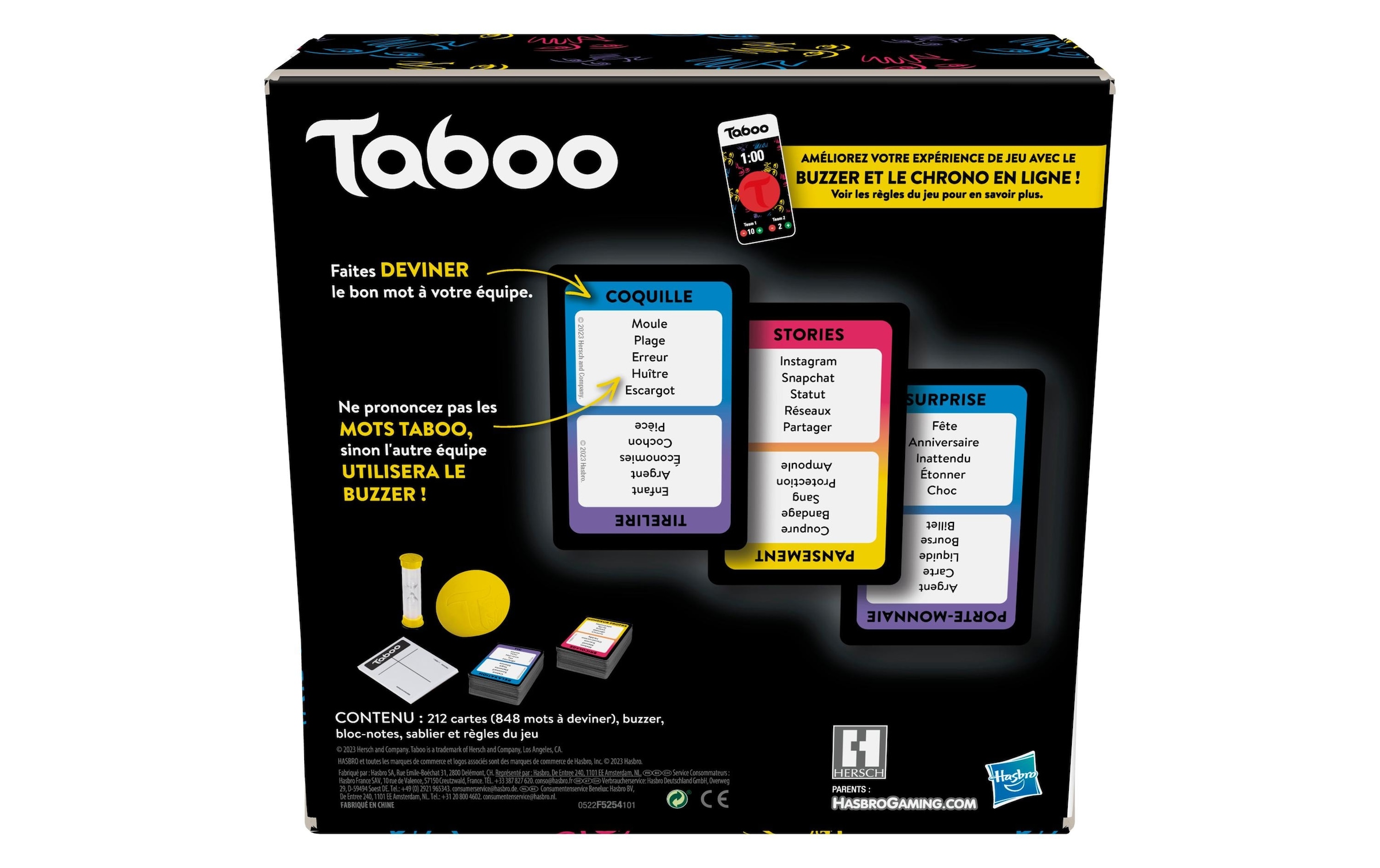 Hasbro Spiel »Taboo: Le jeu de mots intedits! -FR-«