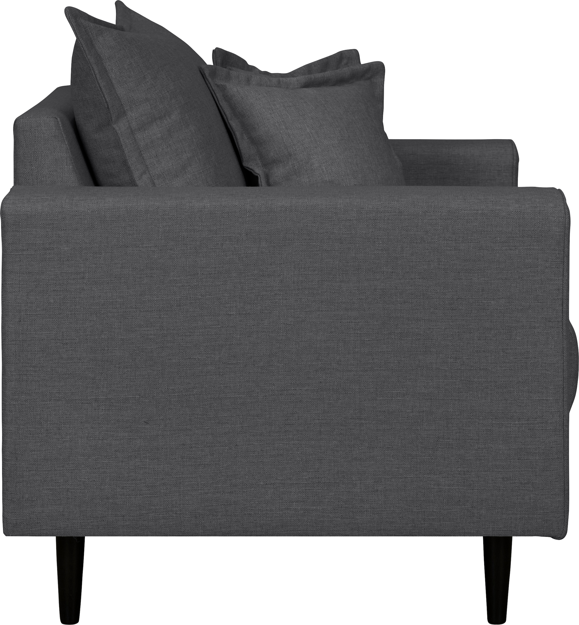 Home affaire Sessel »VEYRAS Loungesessel, Masse B/T/H: 95/84/76 cm«, mit Wellenunterfederung, incl. Kissen