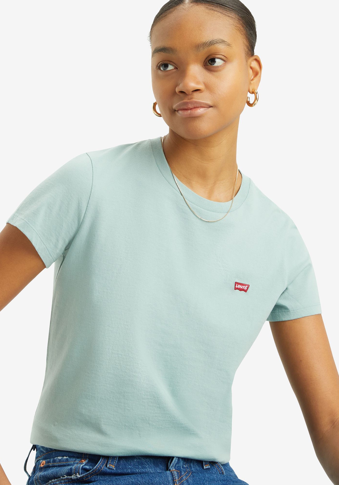 Levi's® T-Shirt »TEE Minilogo«, mit kleiner Logostickerei