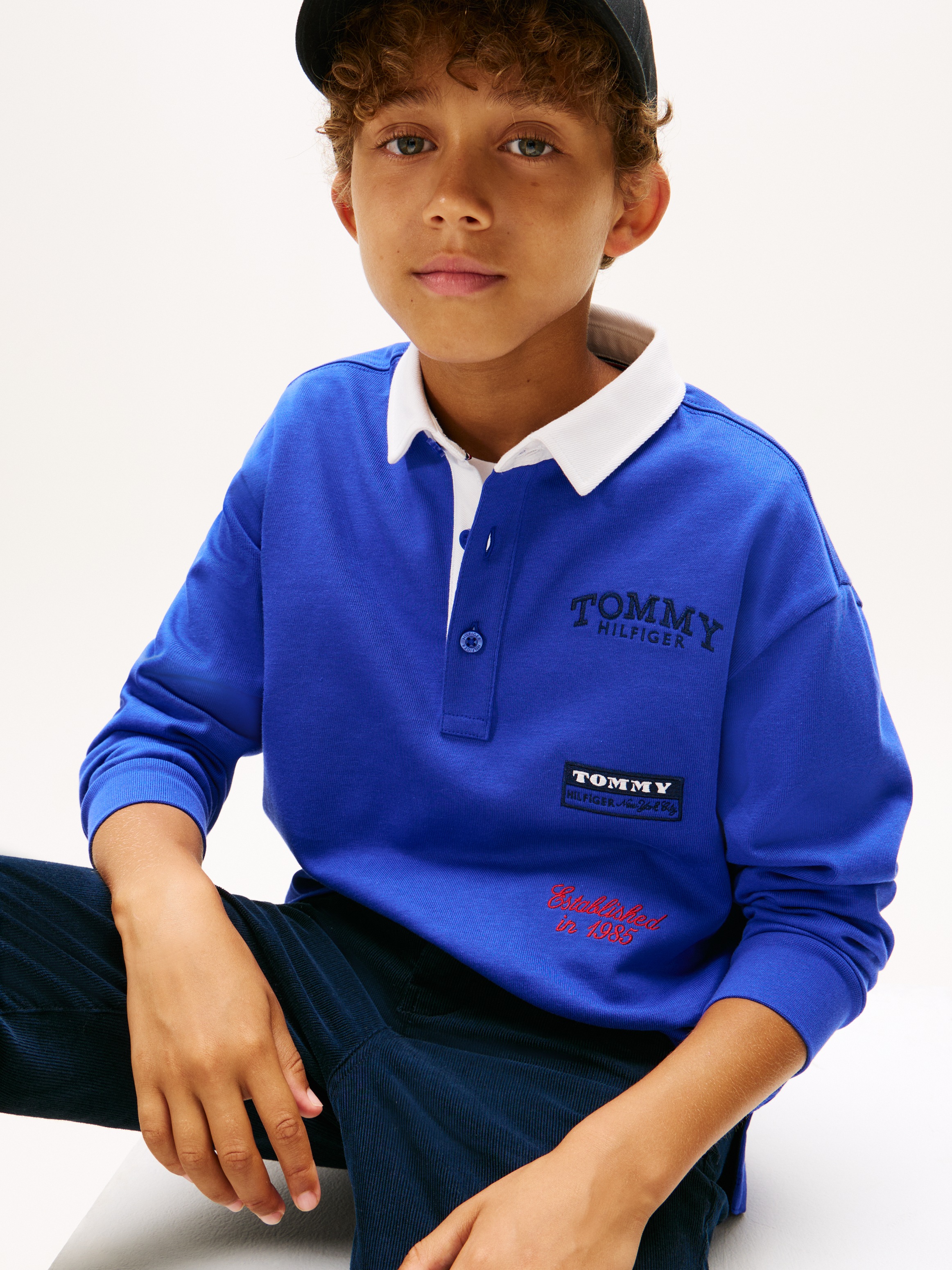 Tommy Hilfiger Polo à manches longues Regular fit, für Kinder bis 16 Jahre