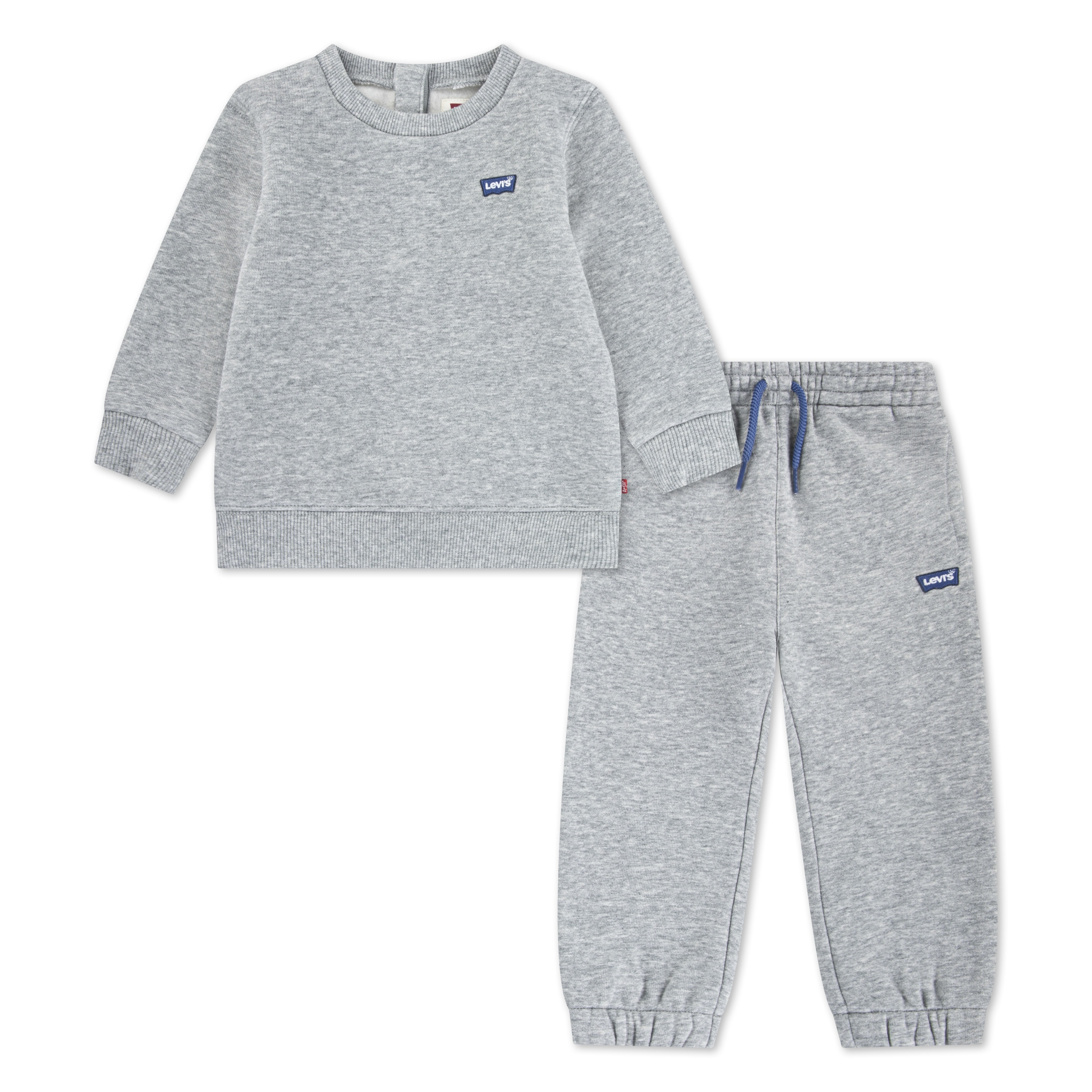 Image of Levis Kids Neugeborenen-Geschenkset "LVN HOODIE,JOGGER SET" Set, 2 tlg. mit kleiner Label-Applikation- Stickerei