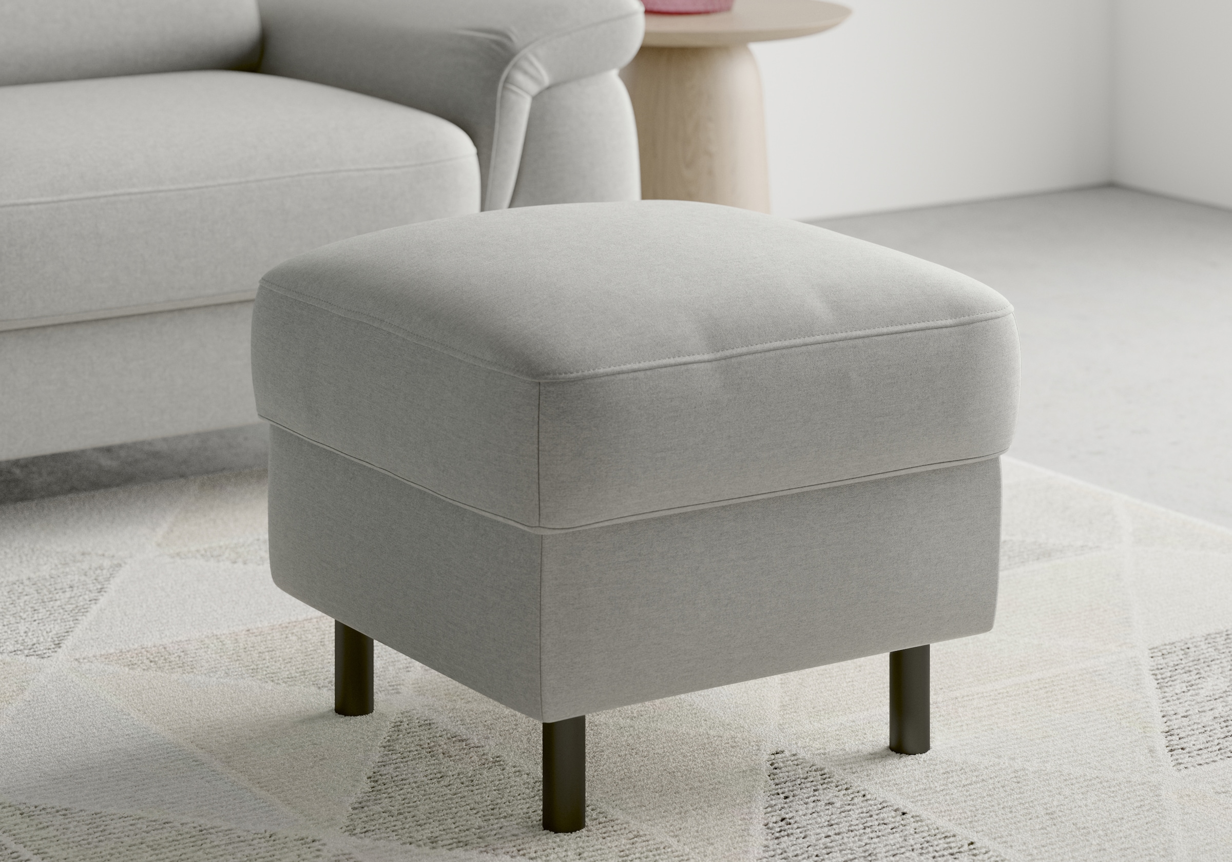 sit&more Stauraumhocker »Sinatra« Sitzfläche ist abnehmbar, mattschwarze Metallfüsse