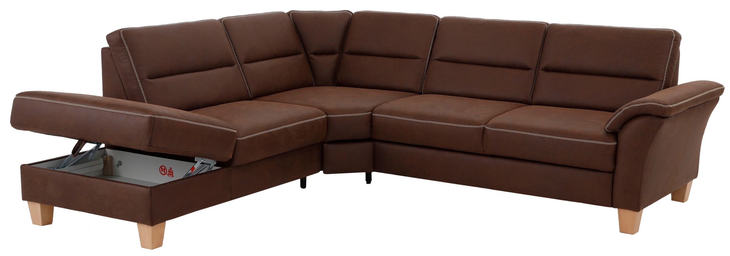 Home affaire Ecksofa »Soleo L-Form«, komfortabel durch Trapezecke mit Relaxfunktion, auch mit Bettfunktion
