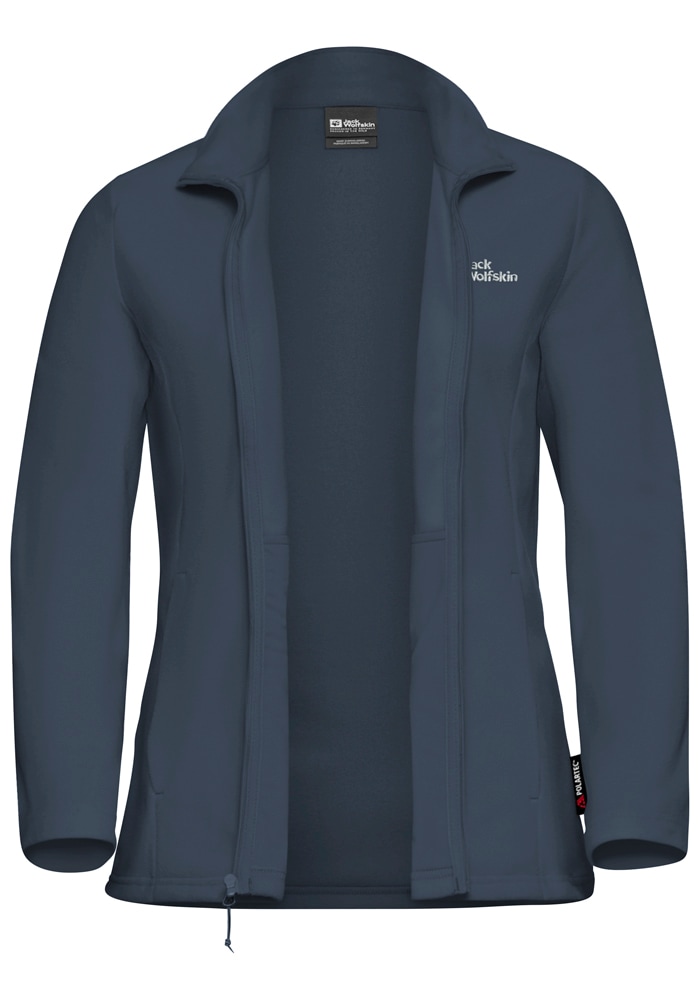 Jack Wolfskin Fleecejacke »TAUNUS FZ W« mit Polartec® 100 Series-Gewebe, schnell trocknend, atmungsaktiv