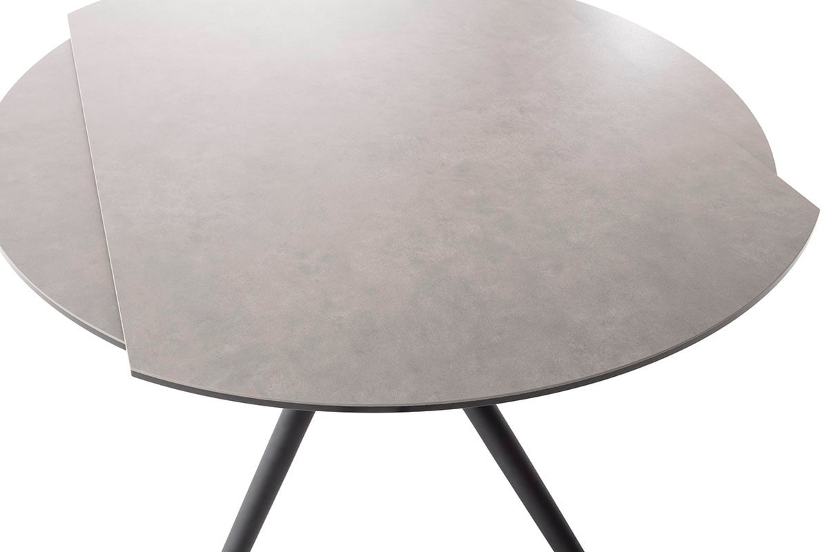 MCA furniture Esstisch »RUBIKON Vierfusstisch 90-135 cm«, (Einzelstück), Keramik, Metall, Längsseitenauszug, ausziehbar, 13 mm