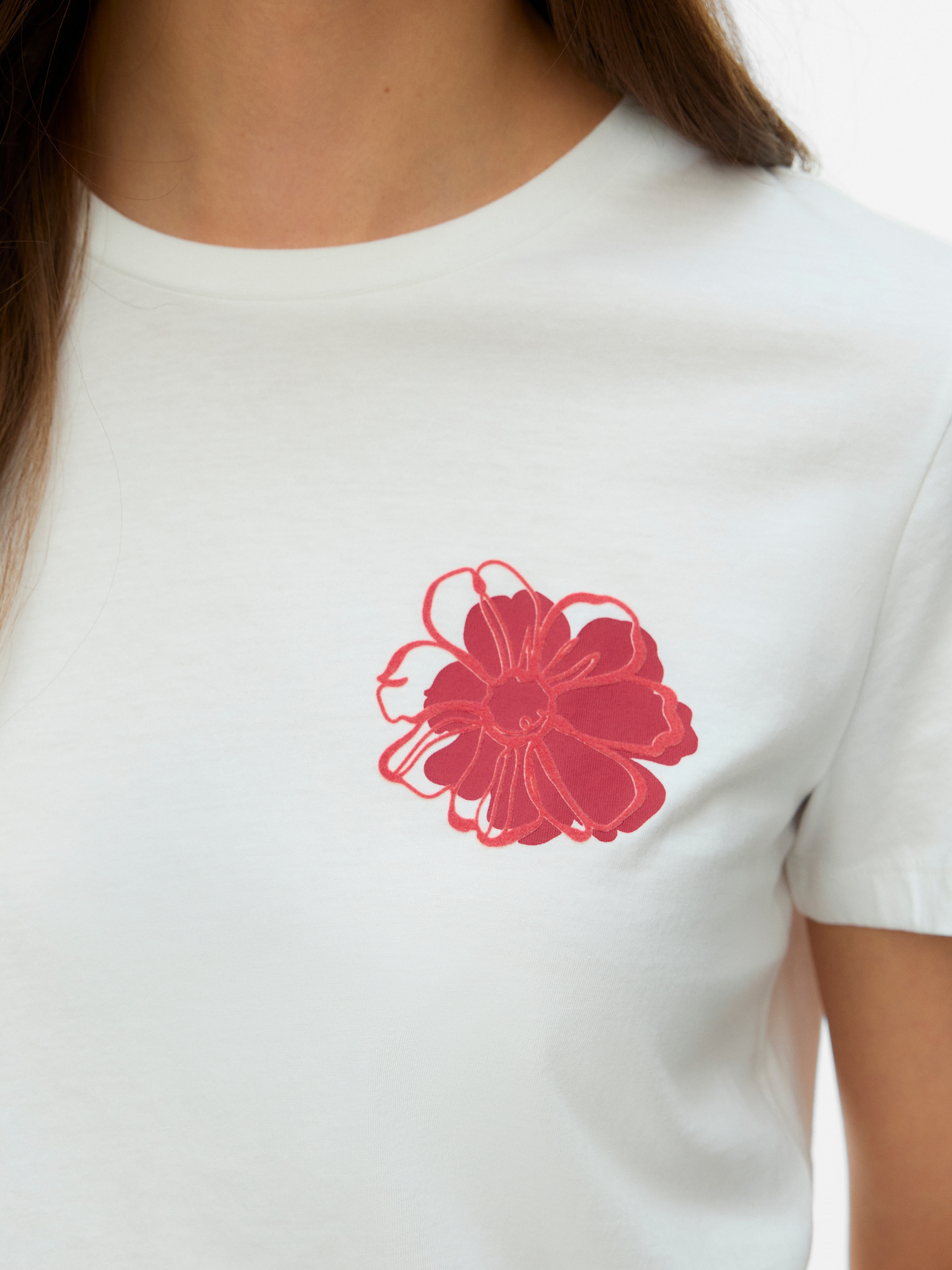 Vero Moda T-shirt à manches courtes »VMVANJA SS TOP BOX JRS« Coton