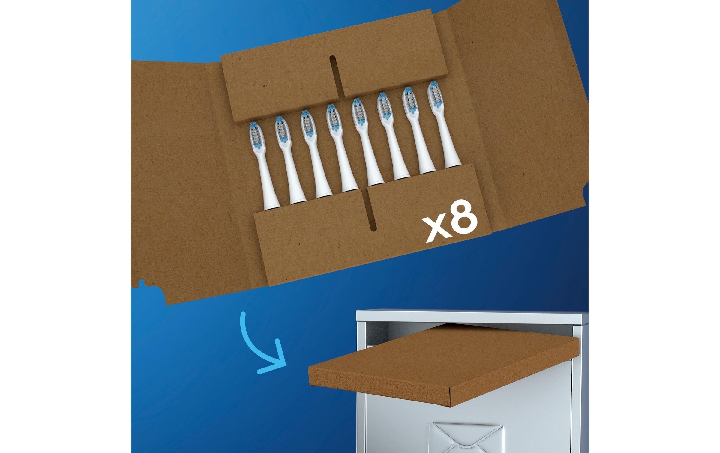 Aufsteckbürsten »Pulsonic Clean 8«