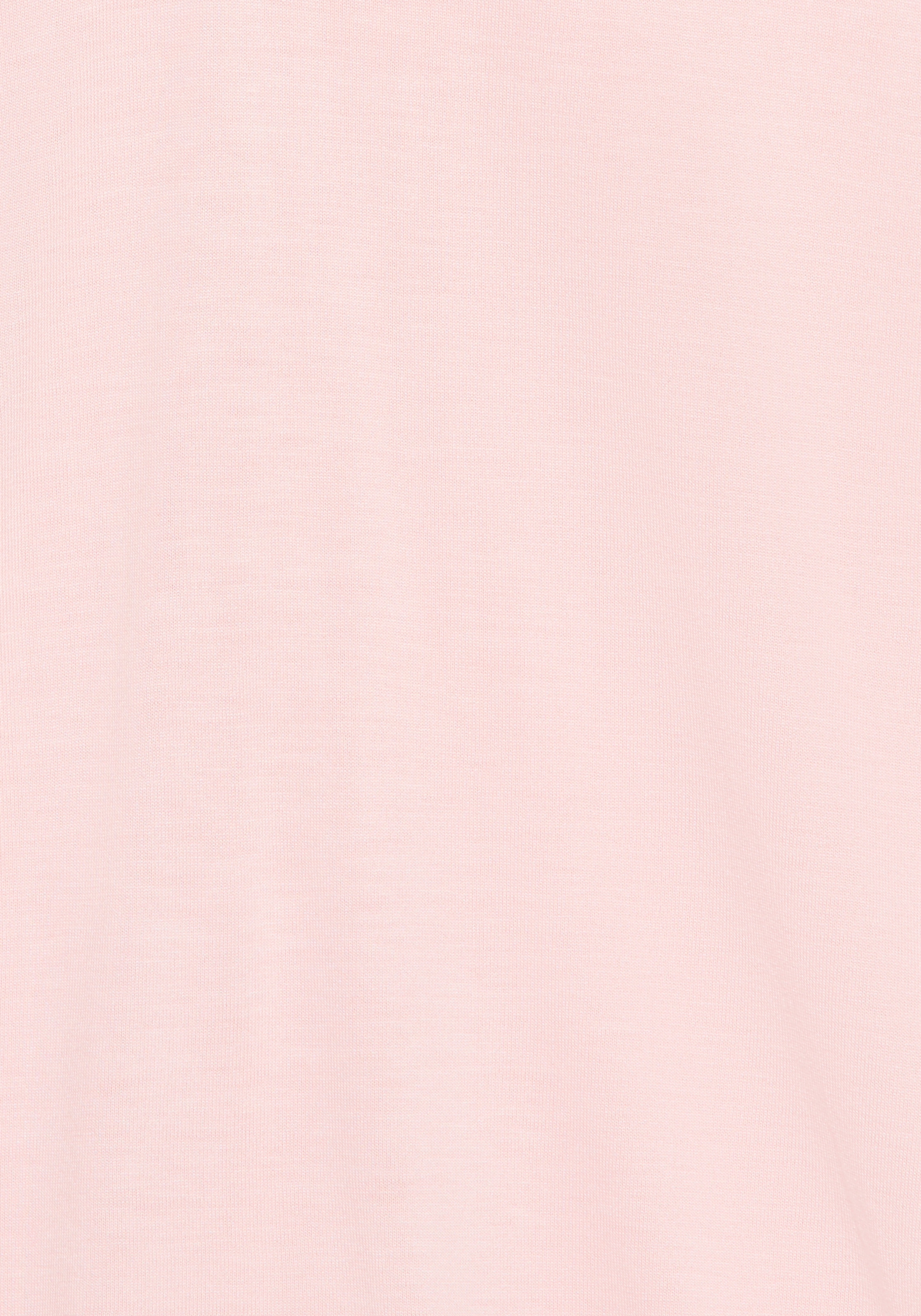 LASCANA Pyjamaoberteil 1-teilig,  mit Spitzenbesatz am tiefen V-Ausschnitt