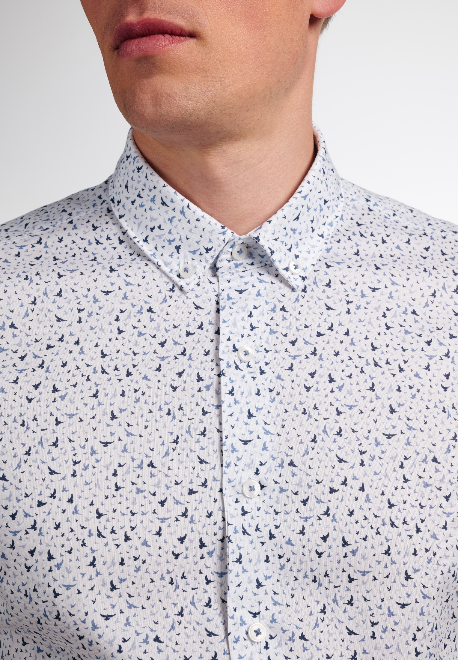 Eterna Chemise à manches courtes »SLIM FIT« EASY IRON (bügelleicht)