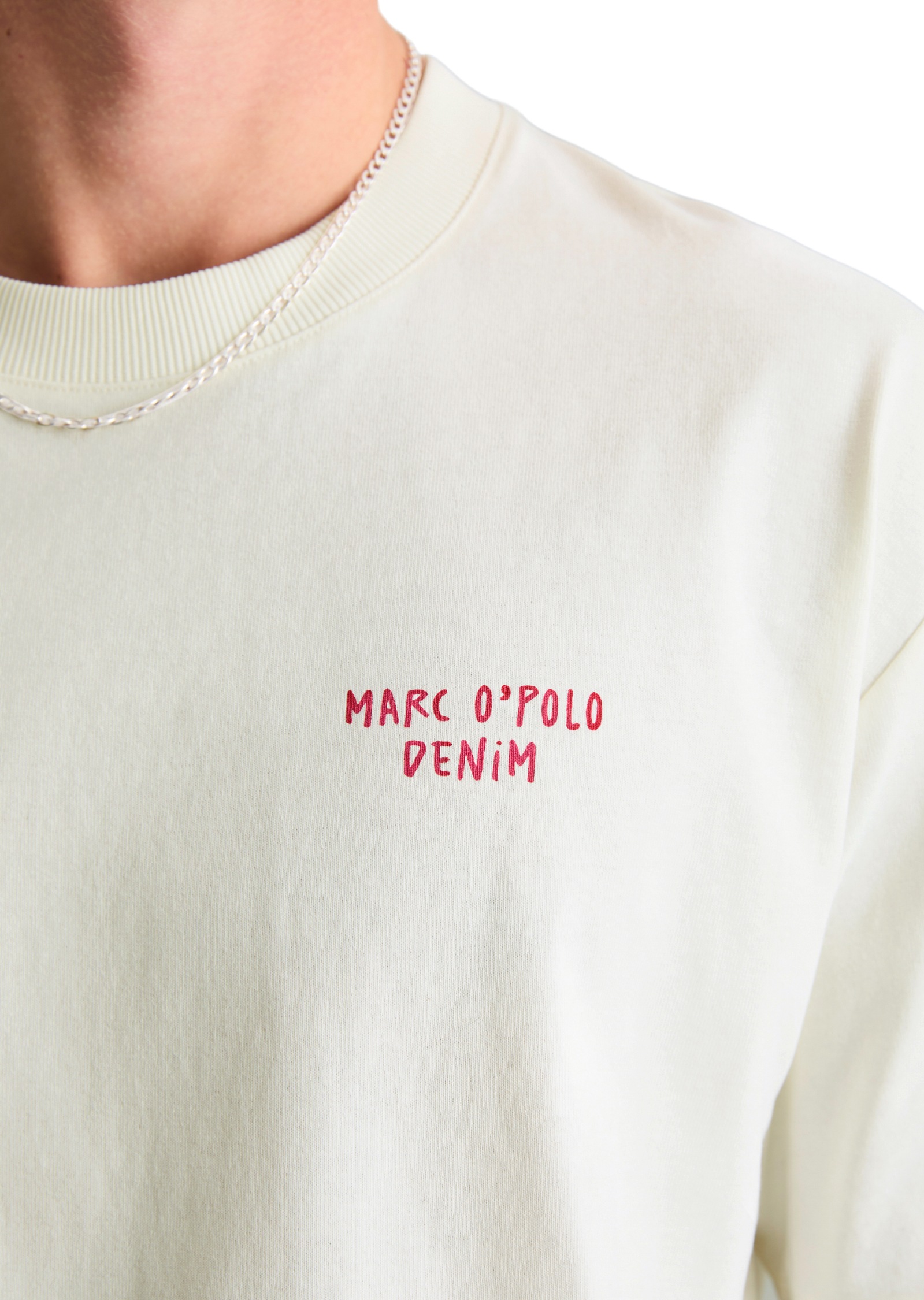 Marc O'Polo DENIM T-shirt relaxed avec imprimé dans le dos